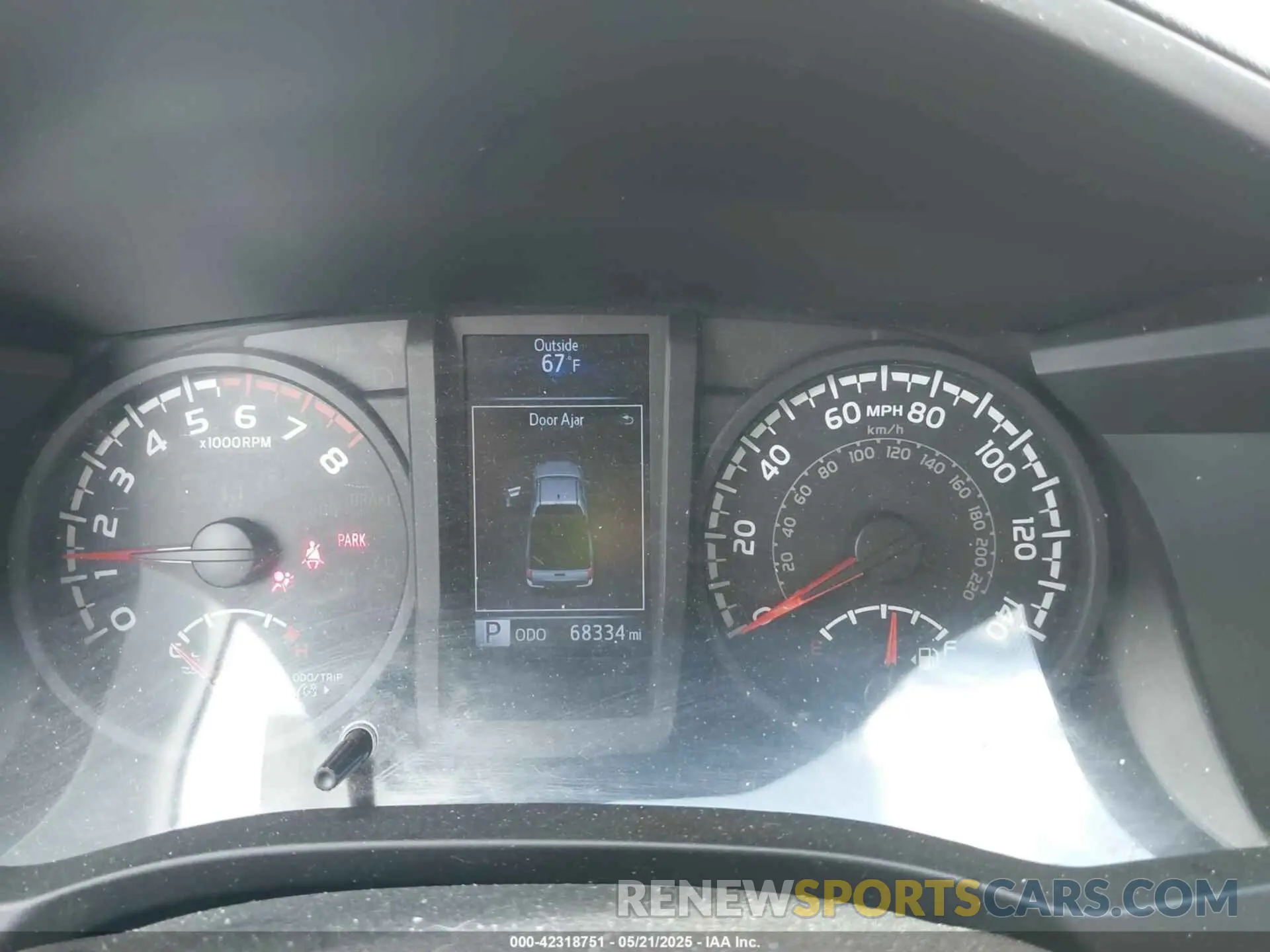 7 Photograph of a damaged car 5TFSX5EN4KX070181 TOYOTA TACOMA 2019