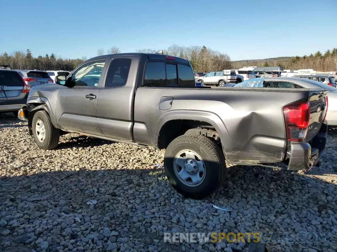 2 Photograph of a damaged car 5TFSX5EN5KX066849 TOYOTA TACOMA 2019