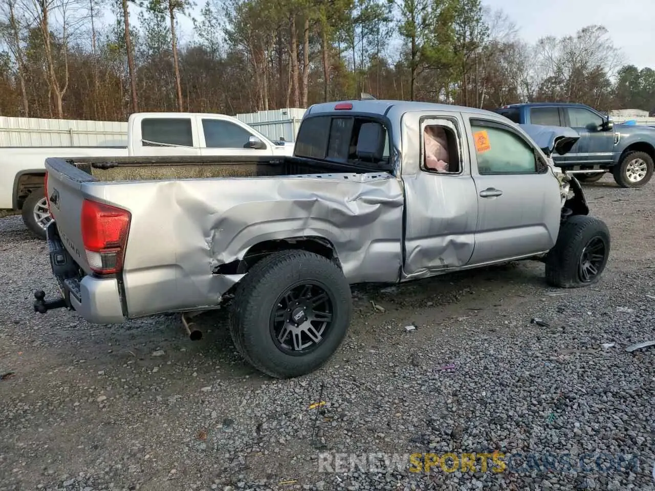 3 Фотография поврежденного автомобиля 5TFSX5ENXKX066748 TOYOTA TACOMA 2019