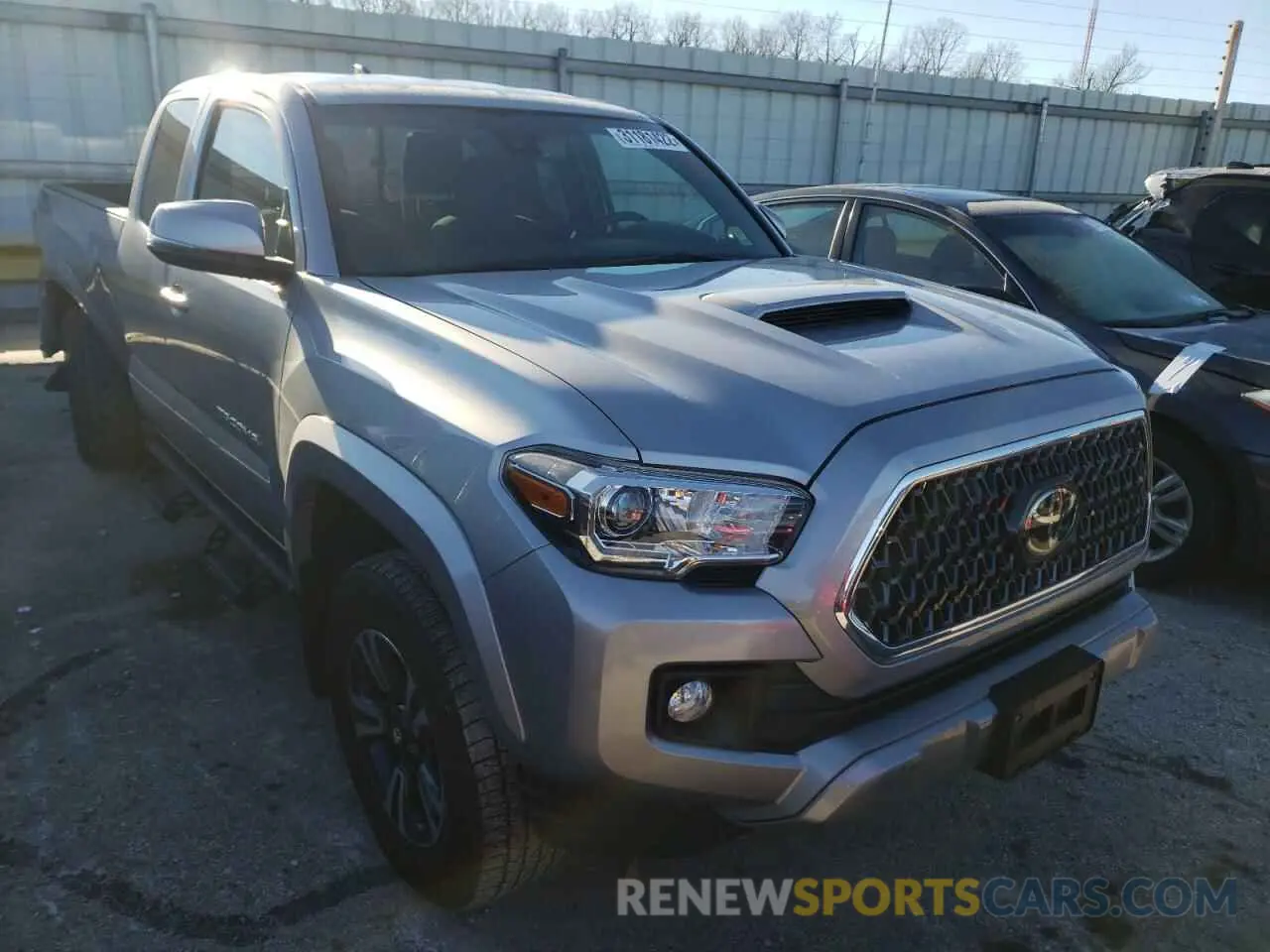 1 Photograph of a damaged car 5TFSZ5AN7KX191710 TOYOTA TACOMA 2019