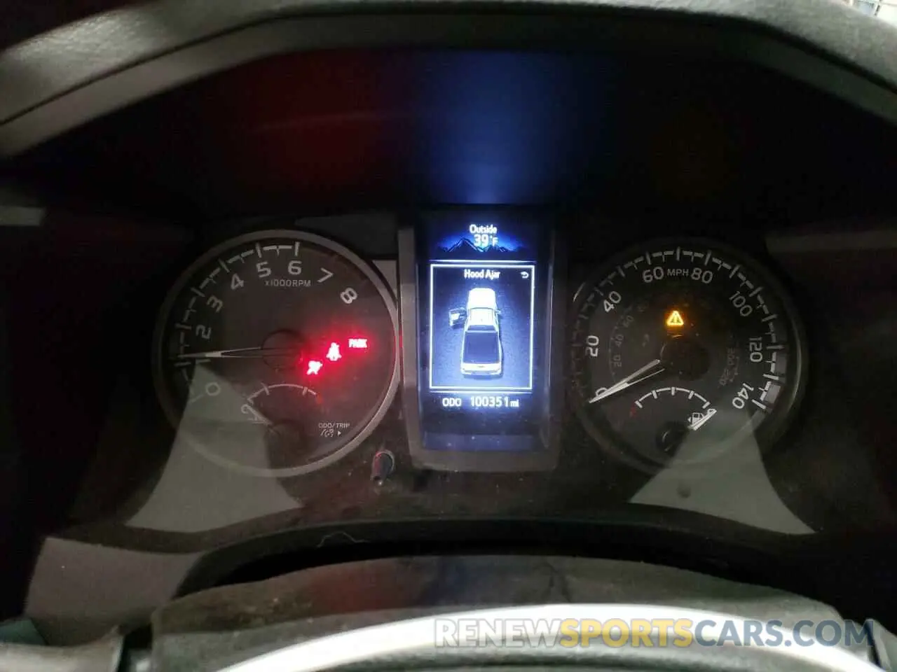 9 Photograph of a damaged car 5TFSZ5AN8KX175189 TOYOTA TACOMA 2019