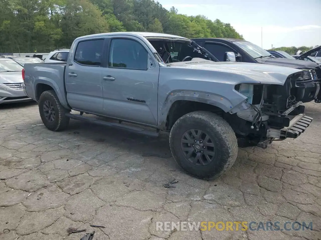 4 Фотография поврежденного автомобиля 3TMAZ5CN0LM117206 TOYOTA TACOMA 2020