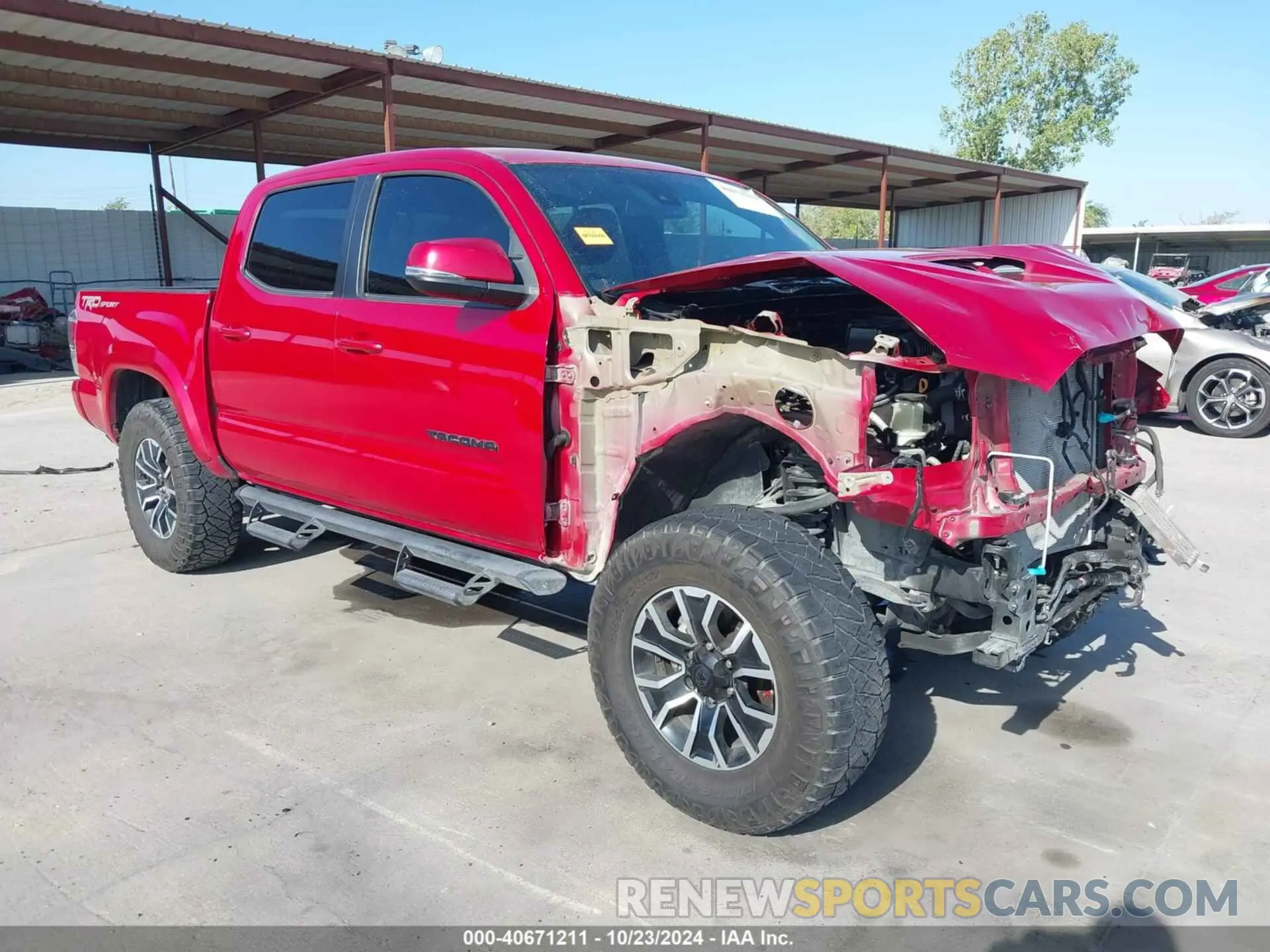 1 Фотография поврежденного автомобиля 3TMAZ5CN0LM123751 TOYOTA TACOMA 2020