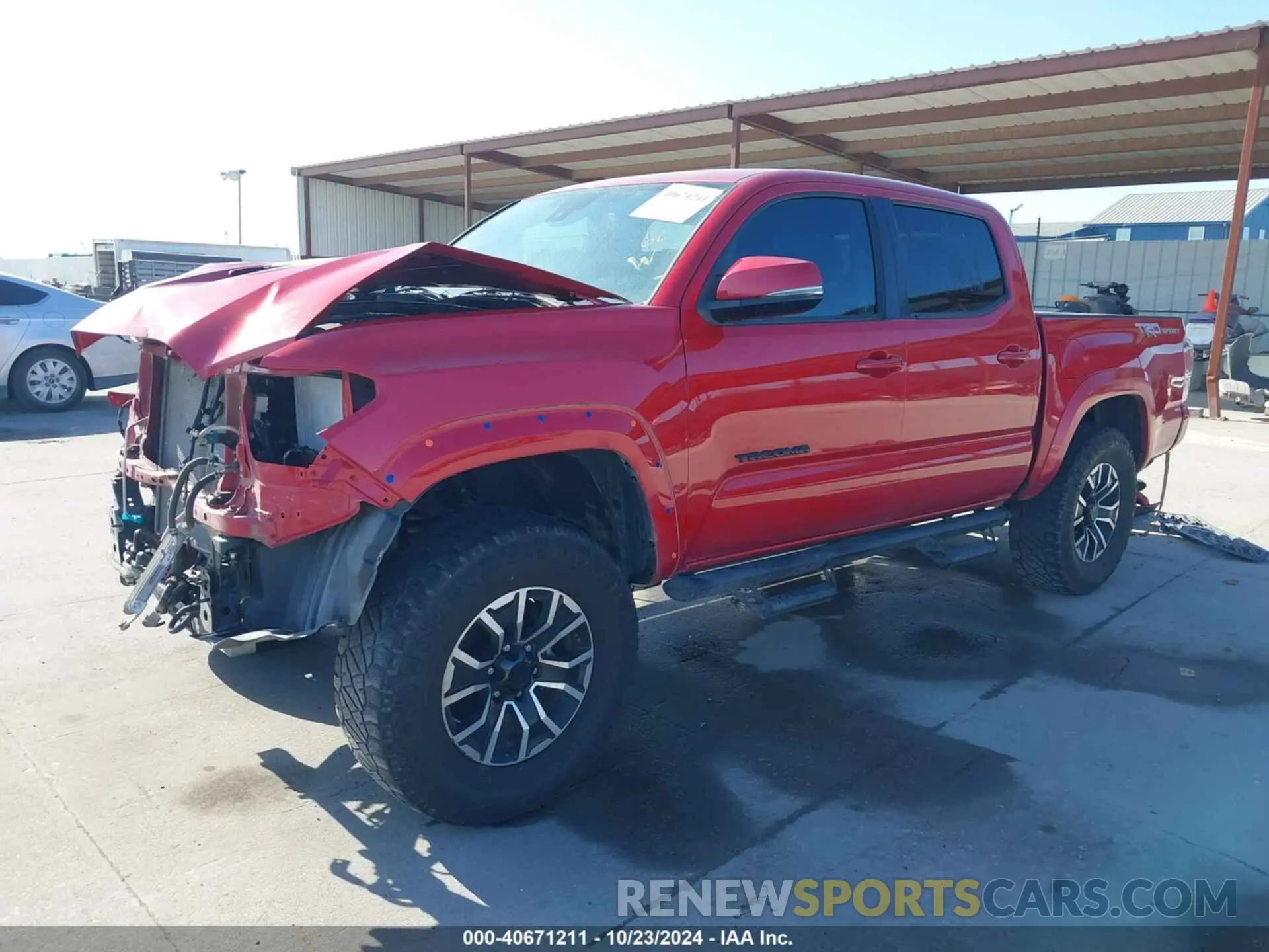 2 Фотография поврежденного автомобиля 3TMAZ5CN0LM123751 TOYOTA TACOMA 2020