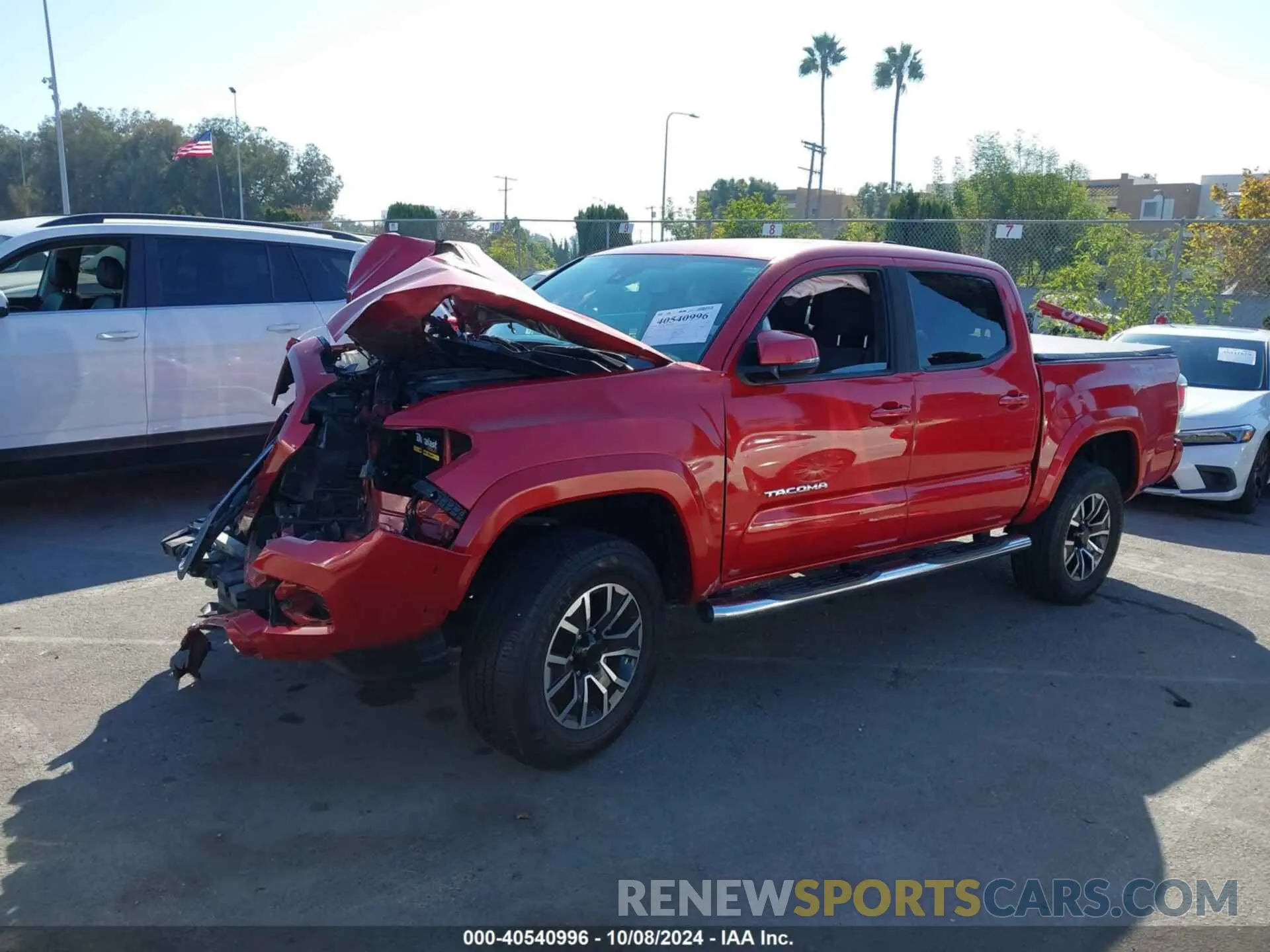 2 Photograph of a damaged car 3TMAZ5CN1LM139635 TOYOTA TACOMA 2020