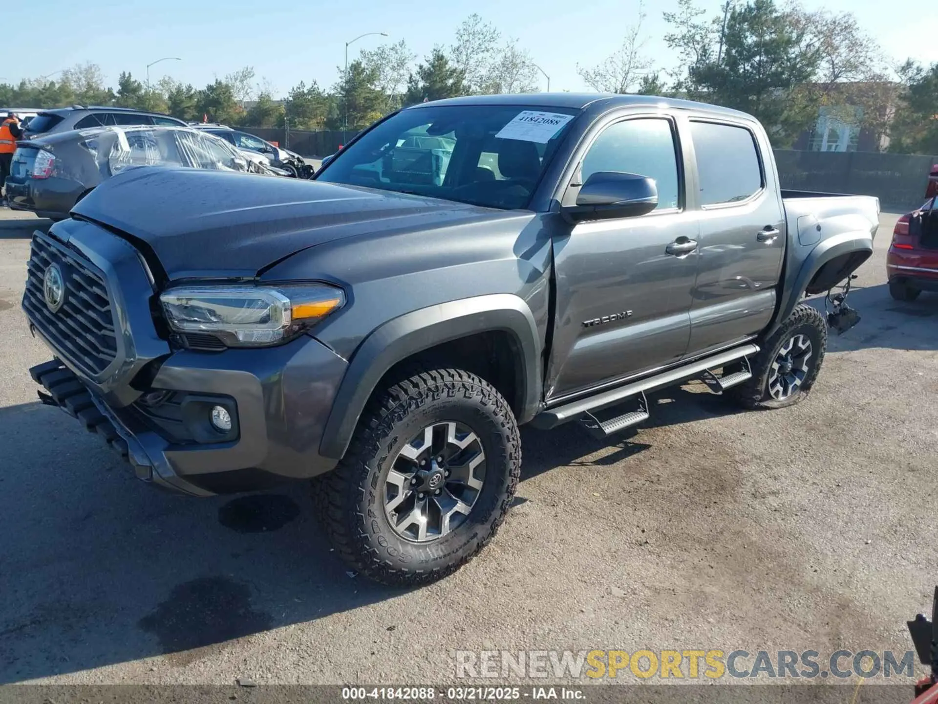 2 Photograph of a damaged car 3TMAZ5CN2LM115568 TOYOTA TACOMA 2020