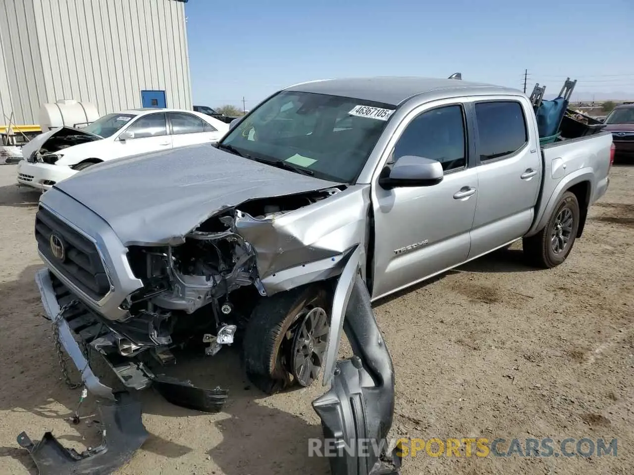1 Photograph of a damaged car 3TMAZ5CN2LM136162 TOYOTA TACOMA 2020