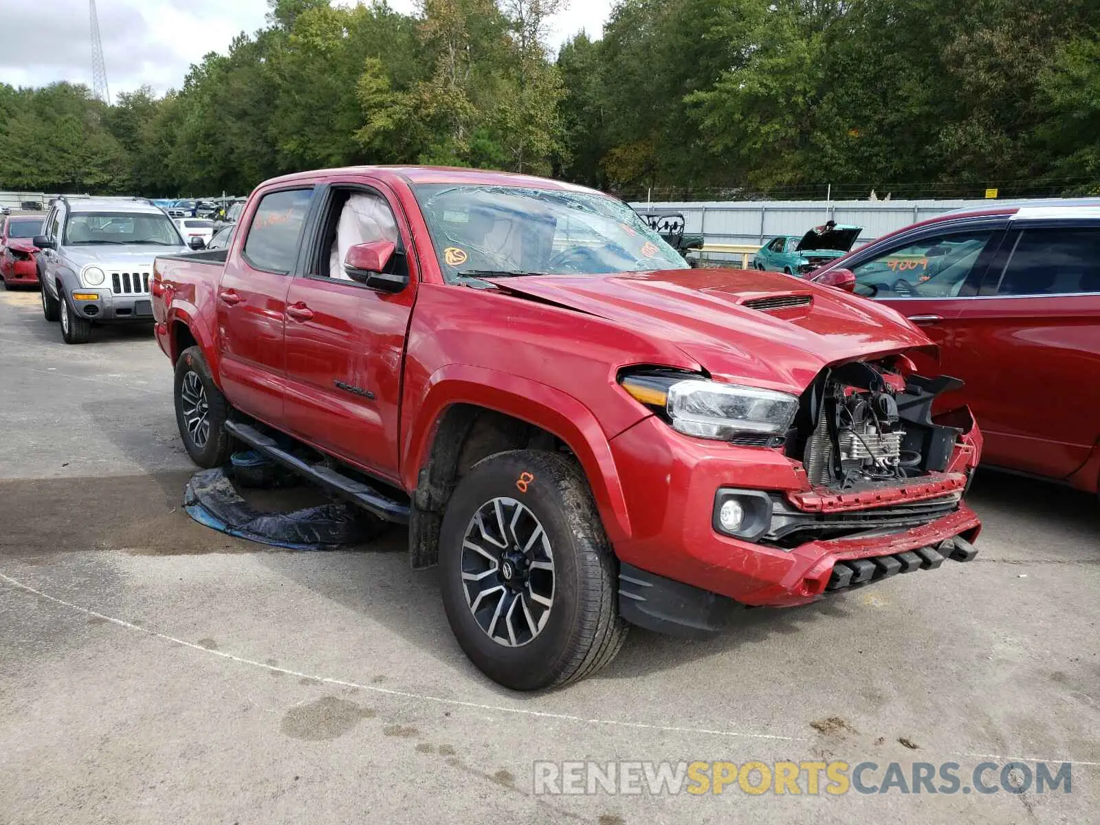 1 Photograph of a damaged car 3TMAZ5CN7LM117753 TOYOTA TACOMA 2020