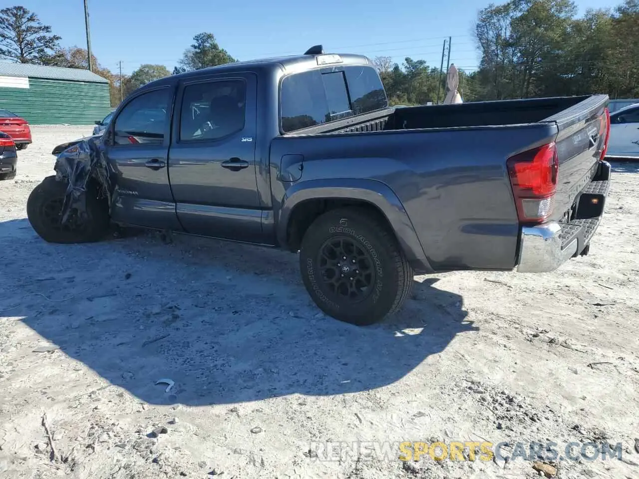 2 Photograph of a damaged car 3TMAZ5CN8LM134884 TOYOTA TACOMA 2020