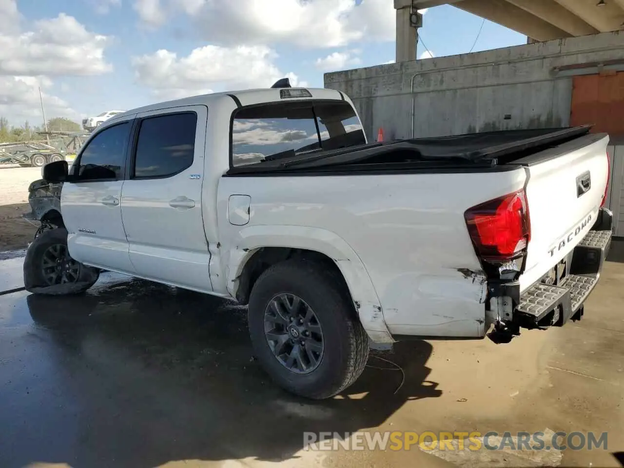 2 Photograph of a damaged car 3TMAZ5CN9LM133016 TOYOTA TACOMA 2020