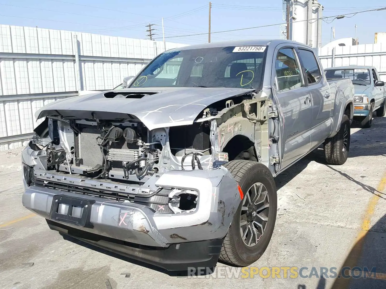 2 Фотография поврежденного автомобиля 3TMBZ5DN3LM024358 TOYOTA TACOMA 2020
