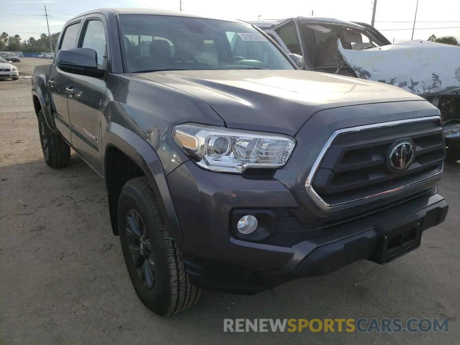 1 Photograph of a damaged car 3TMCZ5AN0LM328496 TOYOTA TACOMA 2020
