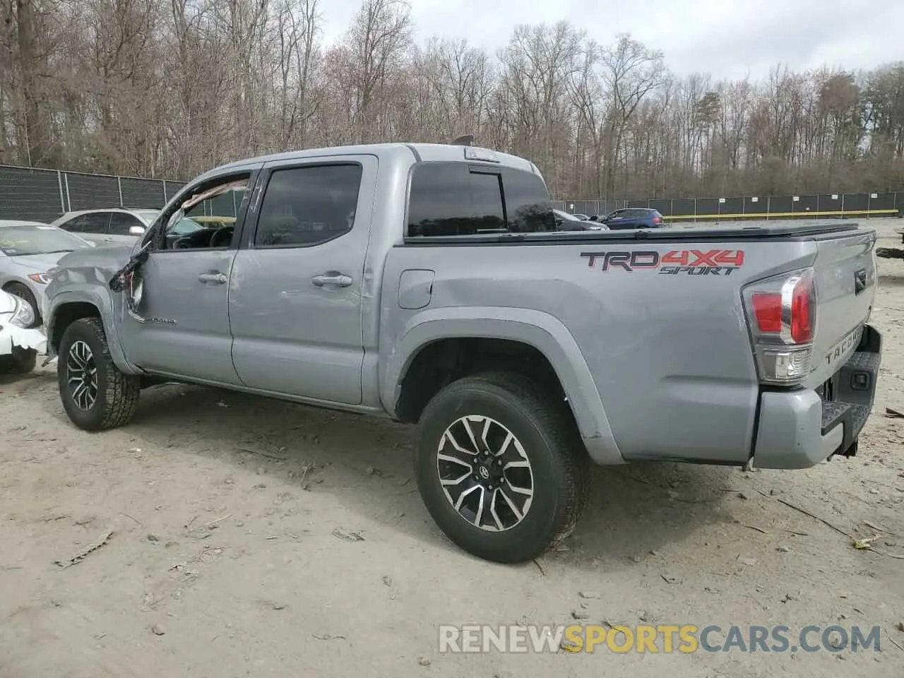 2 Photograph of a damaged car 3TMCZ5AN0LM336663 TOYOTA TACOMA 2020