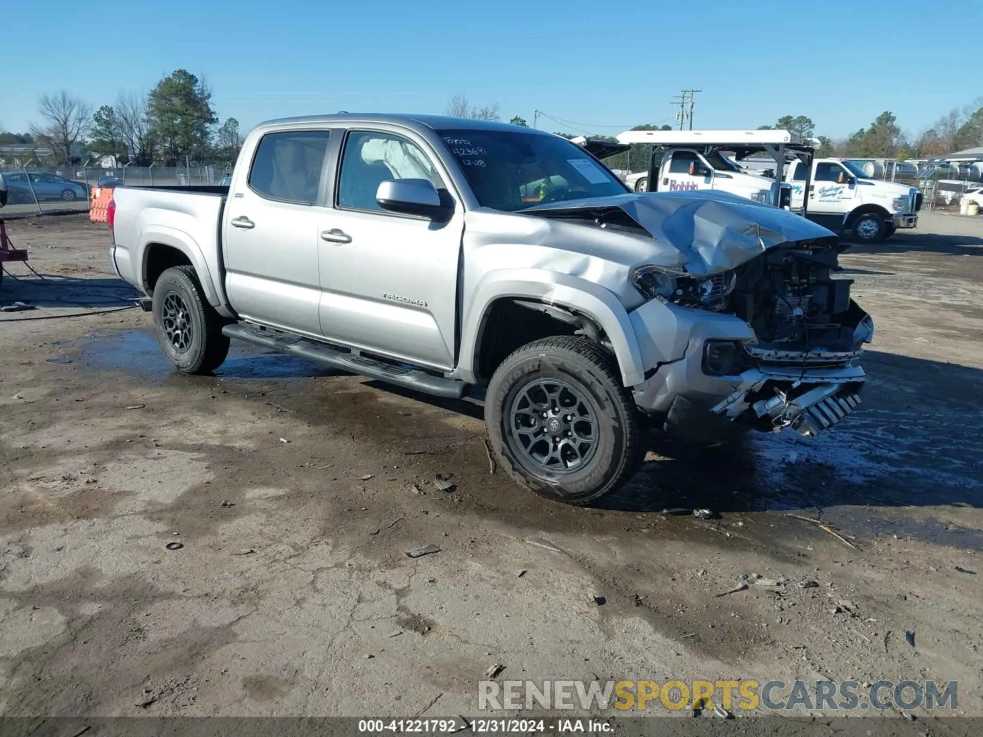 1 Photograph of a damaged car 3TMCZ5AN1LM296965 TOYOTA TACOMA 2020