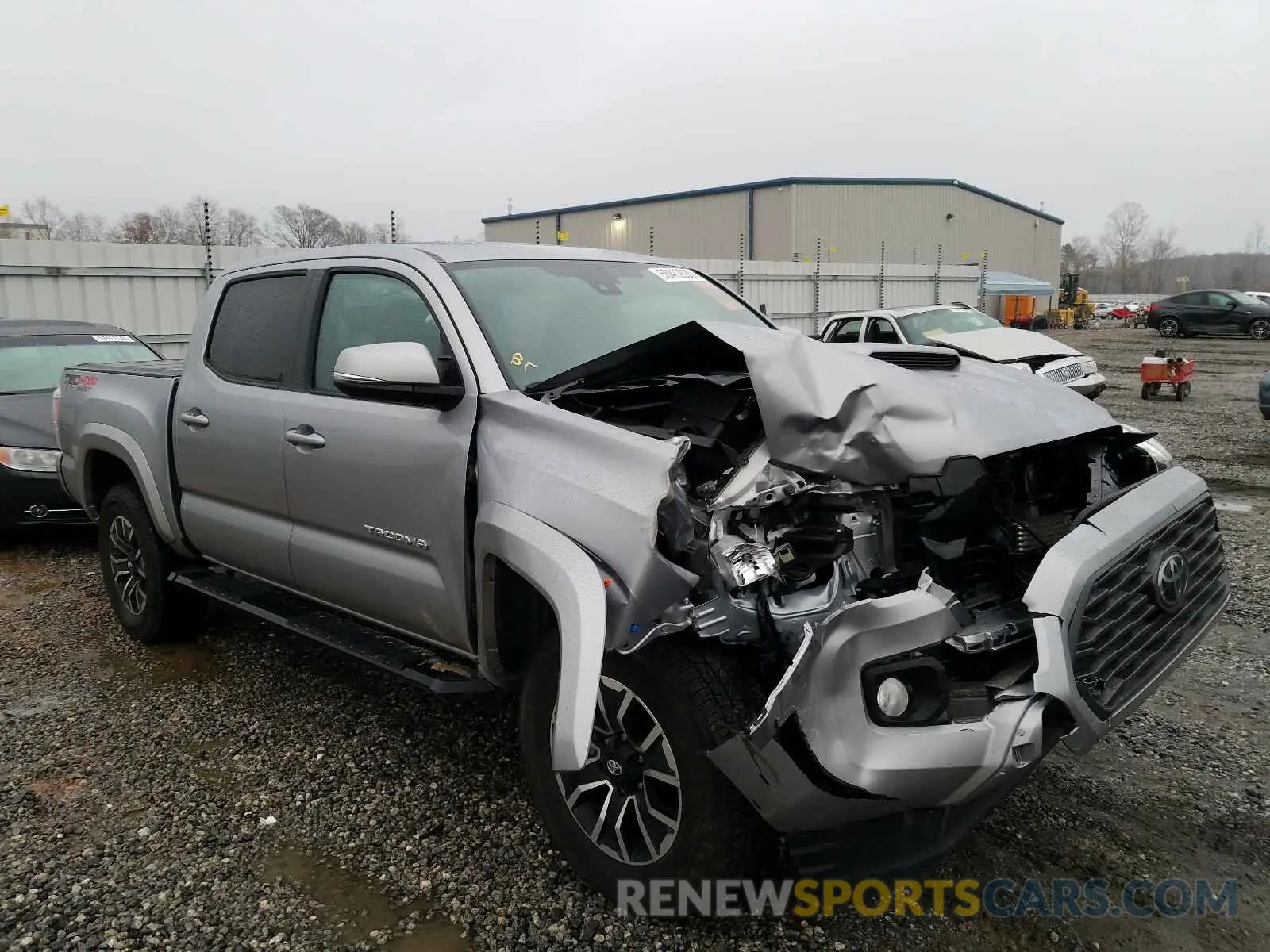 1 Photograph of a damaged car 3TMCZ5AN1LM299543 TOYOTA TACOMA 2020