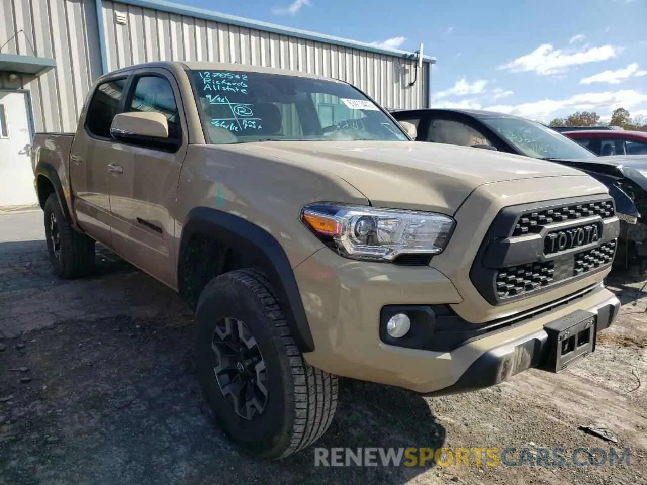 1 Photograph of a damaged car 3TMCZ5AN2LM293427 TOYOTA TACOMA 2020