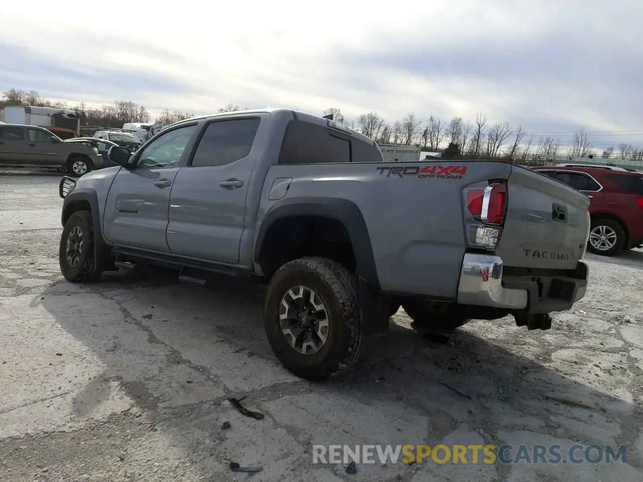 2 Photograph of a damaged car 3TMCZ5AN2LM299275 TOYOTA TACOMA 2020