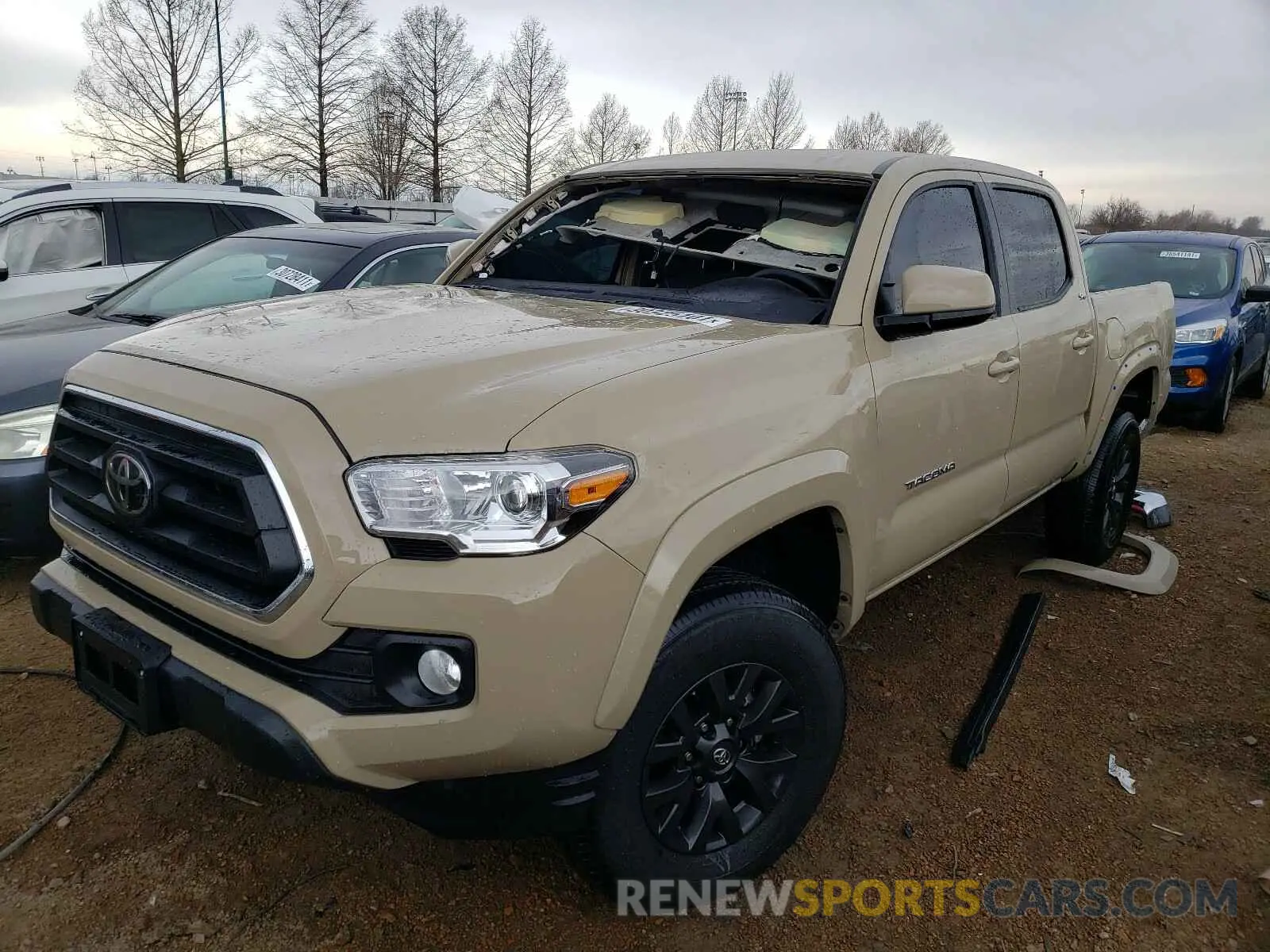 2 Photograph of a damaged car 3TMCZ5AN2LM349706 TOYOTA TACOMA 2020