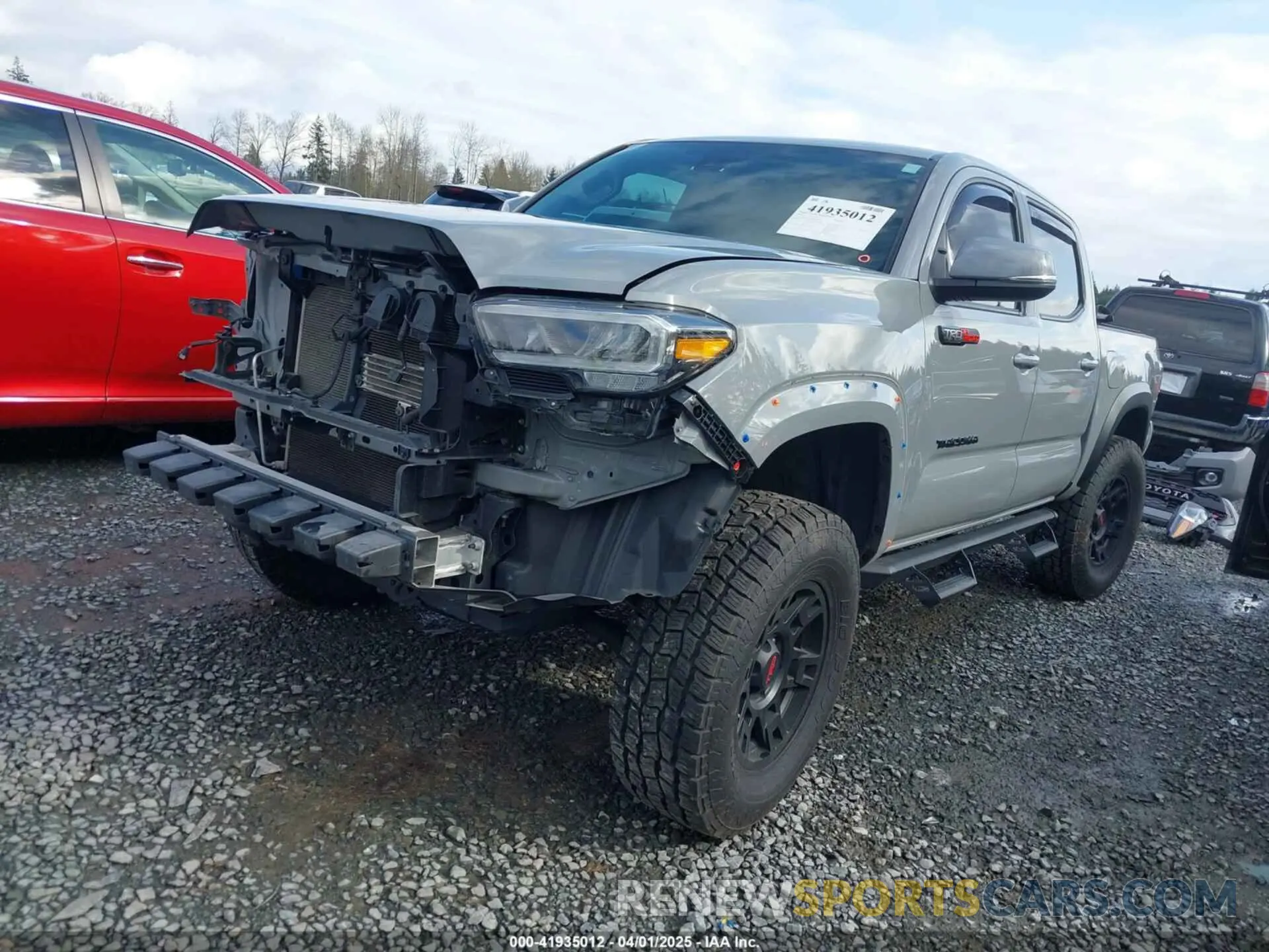 2 Фотография поврежденного автомобиля 3TMCZ5AN3LM296921 TOYOTA TACOMA 2020