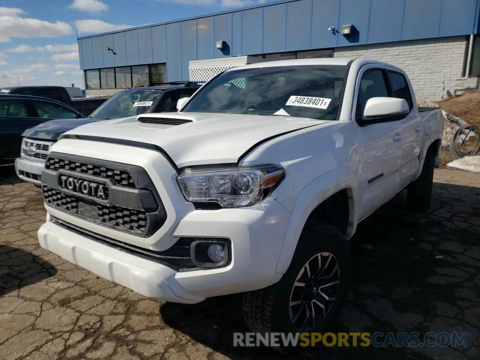 2 Photograph of a damaged car 3TMCZ5AN3LM314687 TOYOTA TACOMA 2020