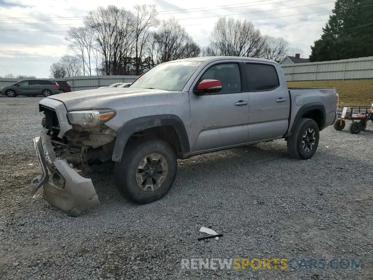 1 Photograph of a damaged car 3TMCZ5AN3LM316973 TOYOTA TACOMA 2020
