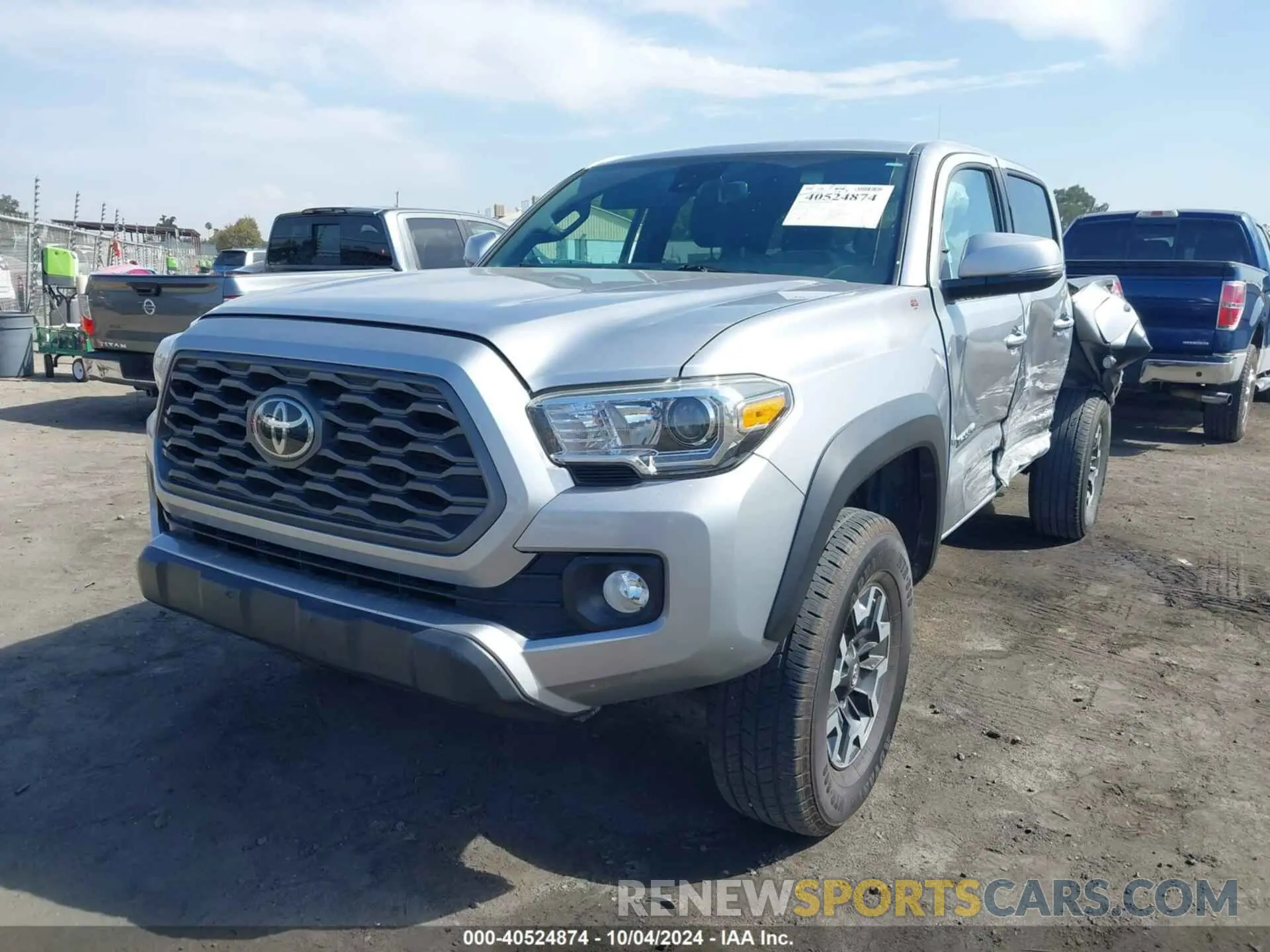 2 Photograph of a damaged car 3TMCZ5AN3LM336270 TOYOTA TACOMA 2020