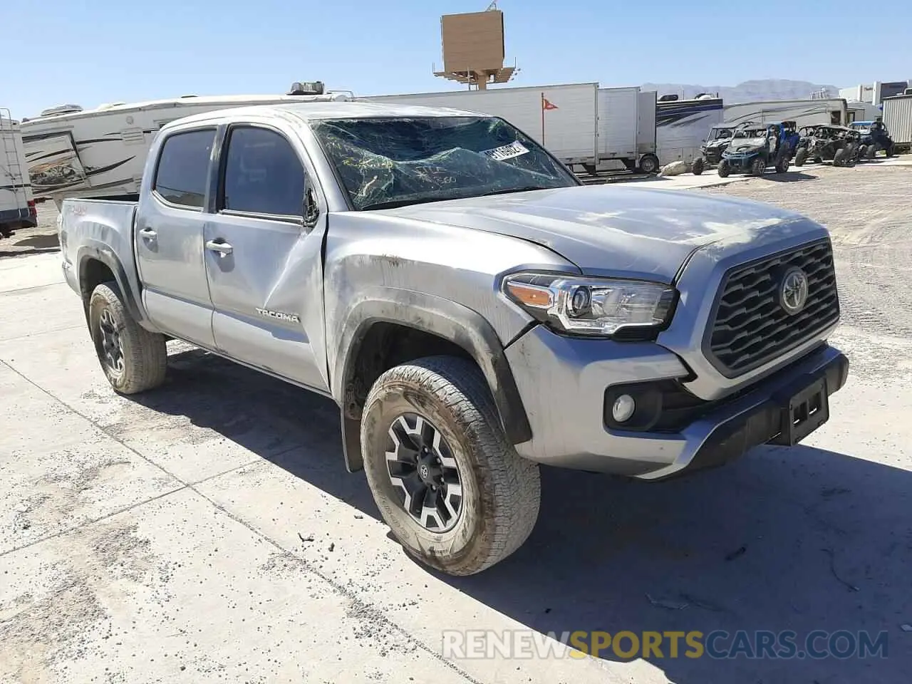 1 Photograph of a damaged car 3TMCZ5AN3LM337256 TOYOTA TACOMA 2020