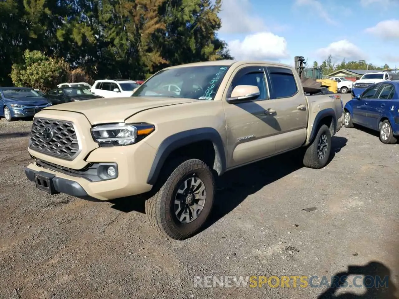 1 Photograph of a damaged car 3TMCZ5AN3LM350900 TOYOTA TACOMA 2020