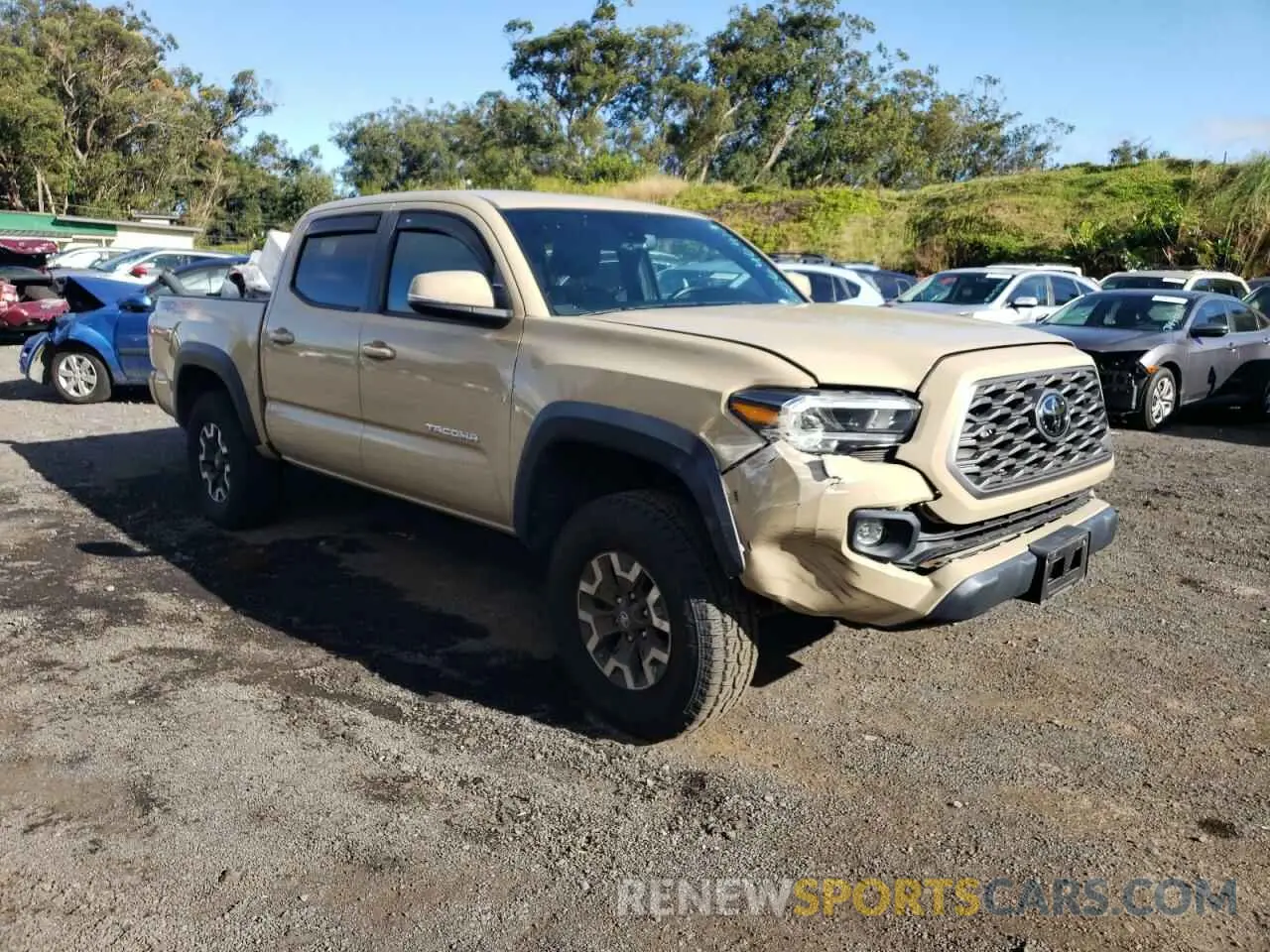 4 Photograph of a damaged car 3TMCZ5AN3LM350900 TOYOTA TACOMA 2020