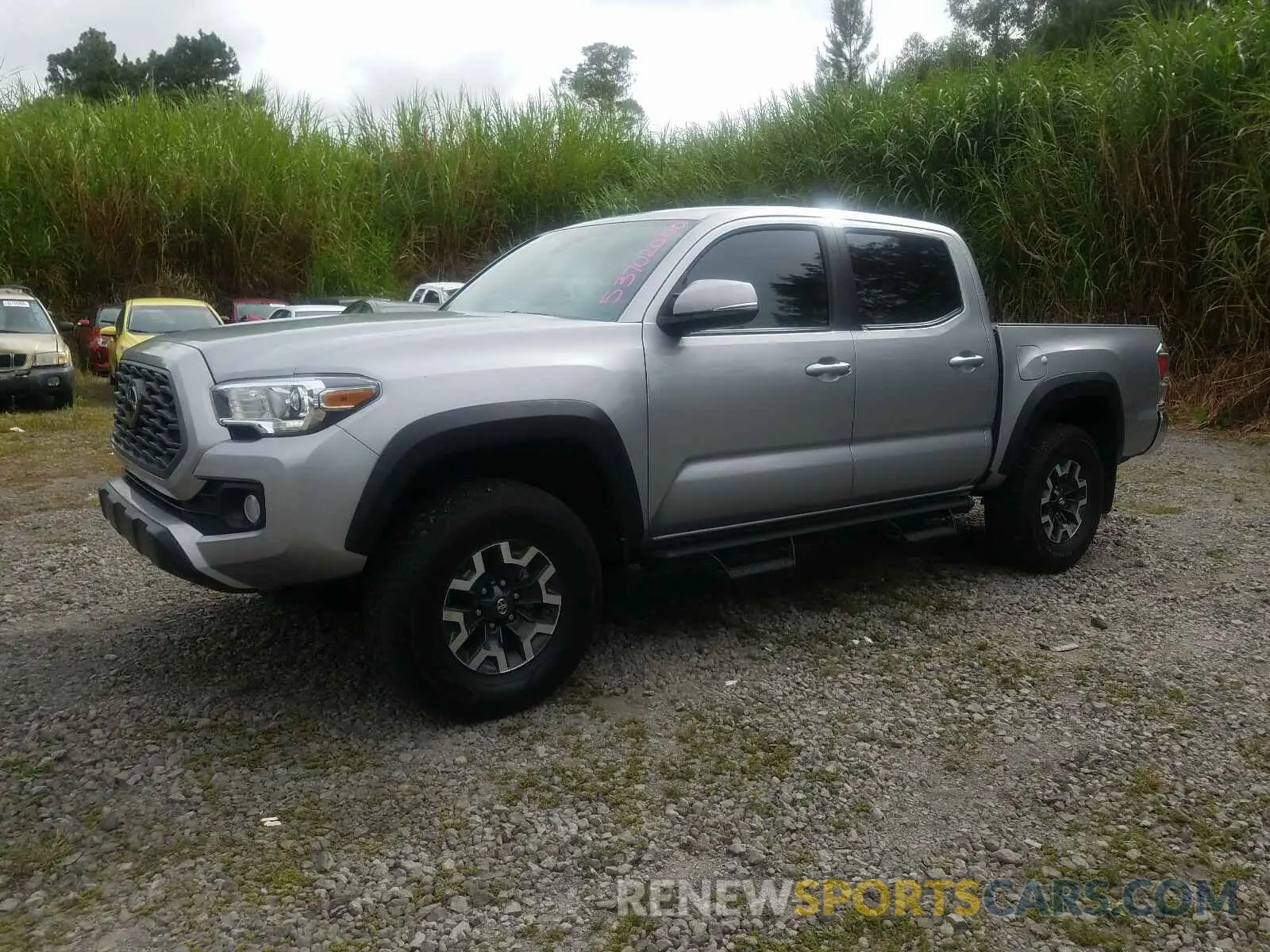 2 Photograph of a damaged car 3TMCZ5AN4LM293929 TOYOTA TACOMA 2020