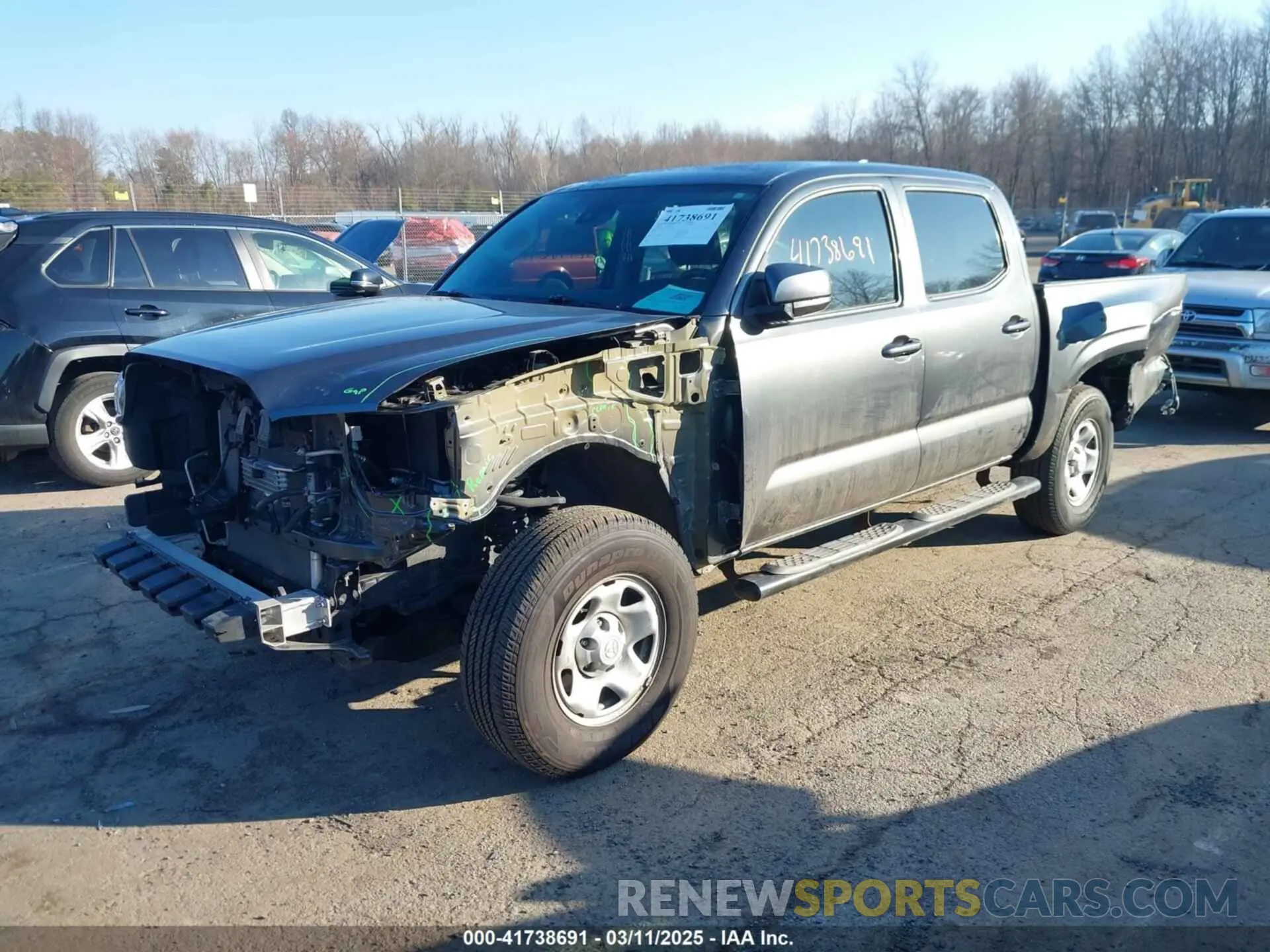 2 Фотография поврежденного автомобиля 3TMCZ5AN4LM307814 TOYOTA TACOMA 2020