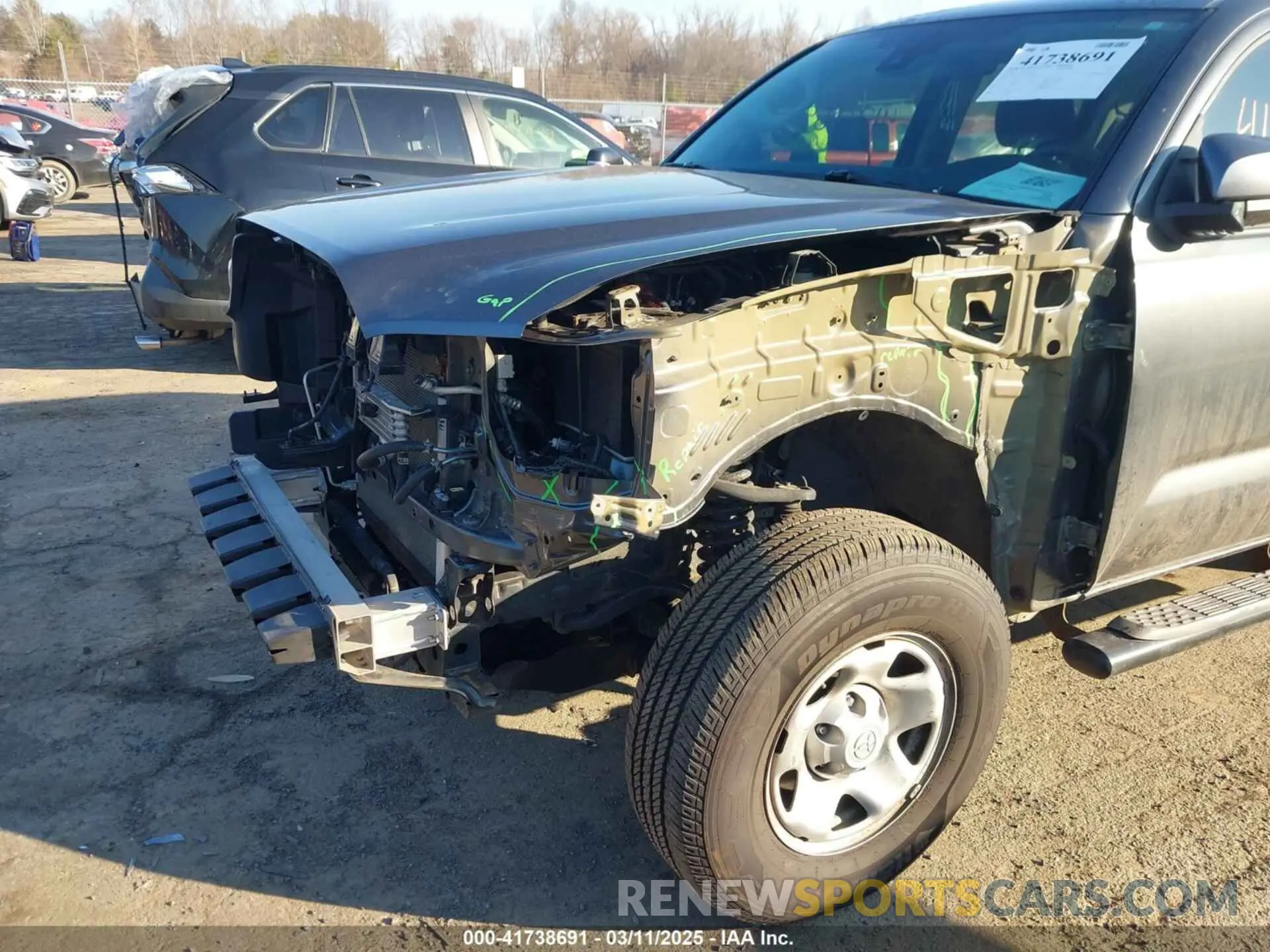 6 Фотография поврежденного автомобиля 3TMCZ5AN4LM307814 TOYOTA TACOMA 2020