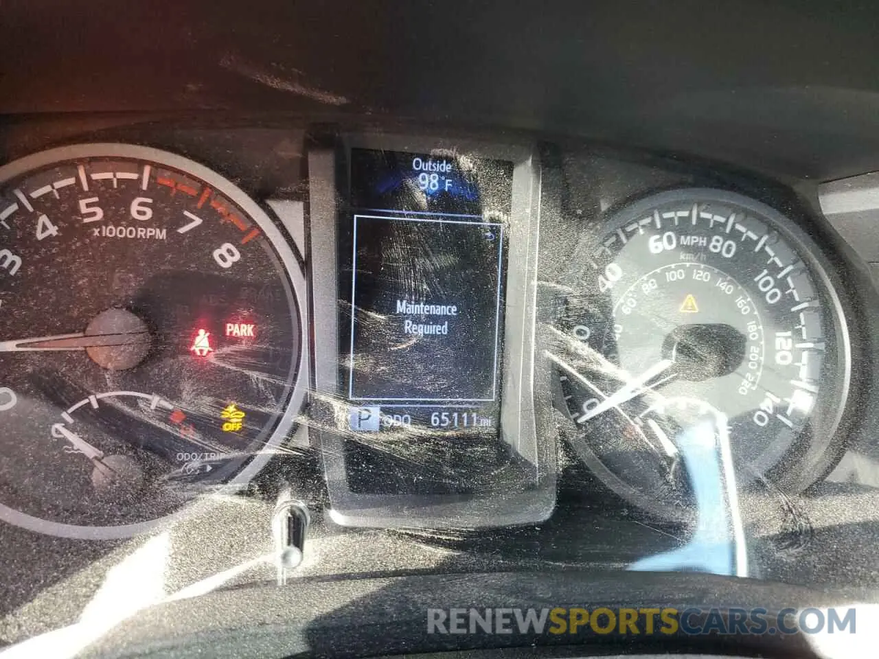 9 Photograph of a damaged car 3TMCZ5AN4LM312592 TOYOTA TACOMA 2020