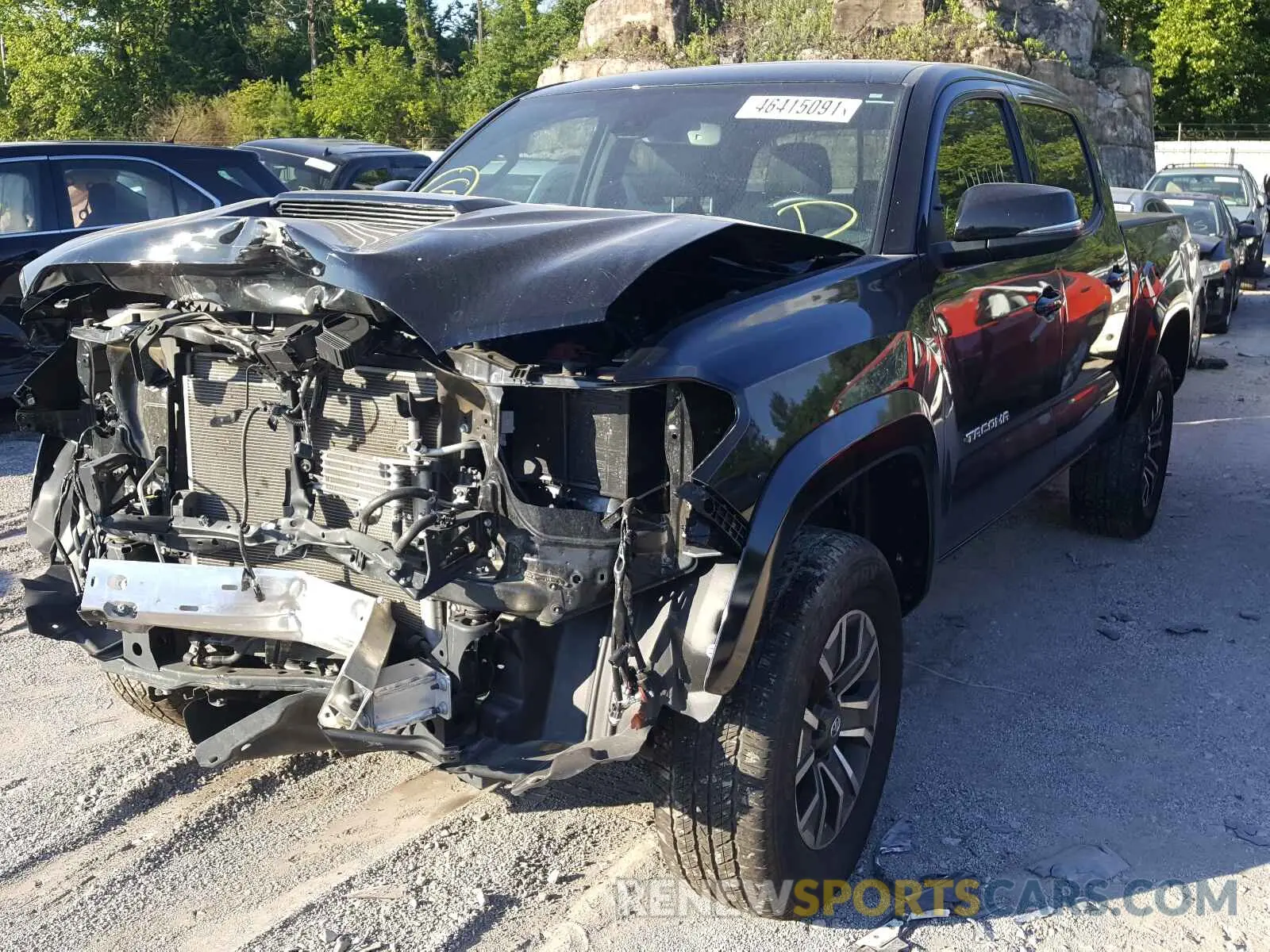 2 Photograph of a damaged car 3TMCZ5AN4LM312785 TOYOTA TACOMA 2020