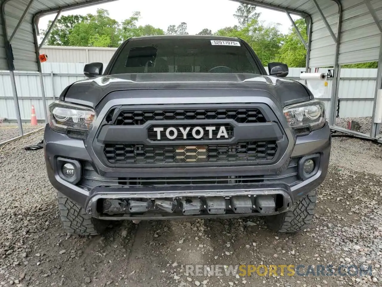 5 Photograph of a damaged car 3TMCZ5AN4LM323446 TOYOTA TACOMA 2020