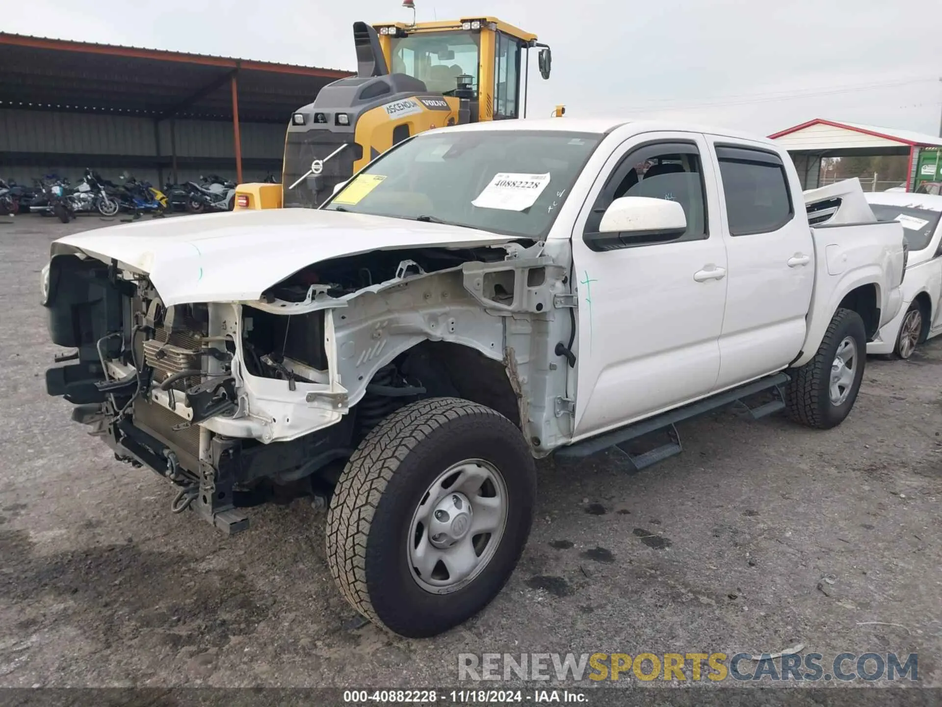 2 Photograph of a damaged car 3TMCZ5AN4LM341185 TOYOTA TACOMA 2020