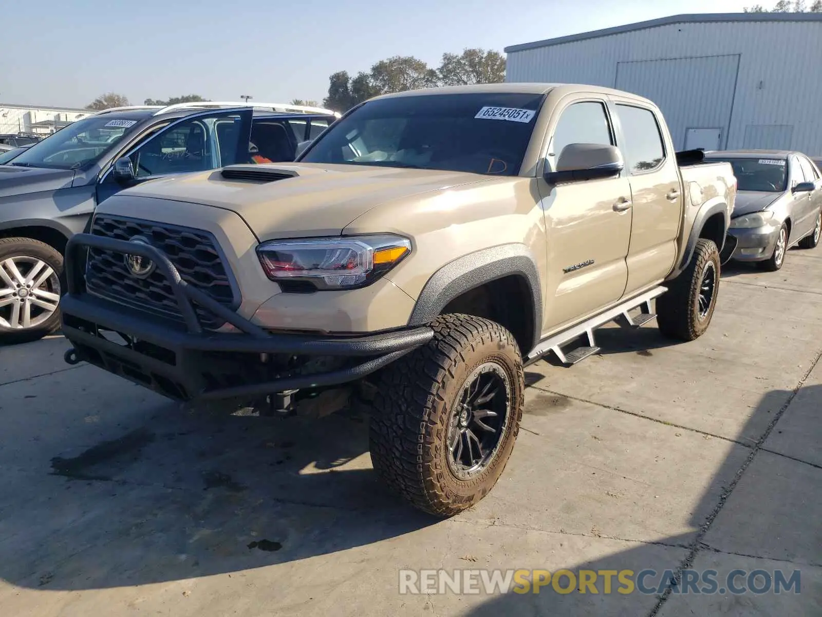 2 Photograph of a damaged car 3TMCZ5AN5LM309233 TOYOTA TACOMA 2020