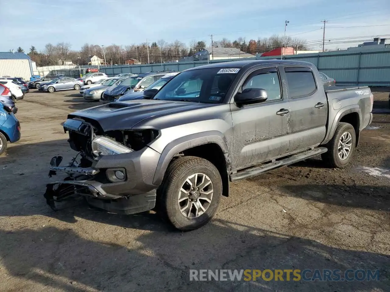 1 Photograph of a damaged car 3TMCZ5AN6LM329801 TOYOTA TACOMA 2020