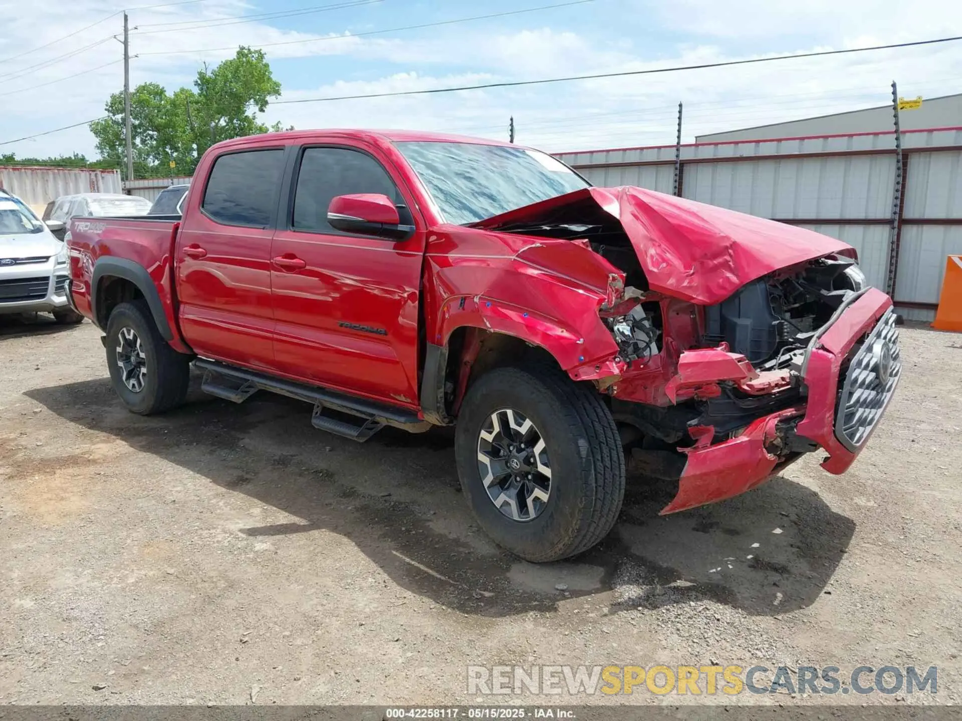 1 Photograph of a damaged car 3TMCZ5AN6LM341642 TOYOTA TACOMA 2020