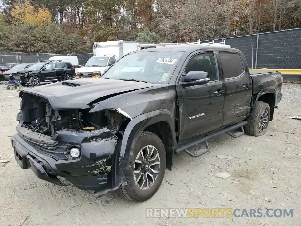 1 Photograph of a damaged car 3TMCZ5AN6LM355377 TOYOTA TACOMA 2020
