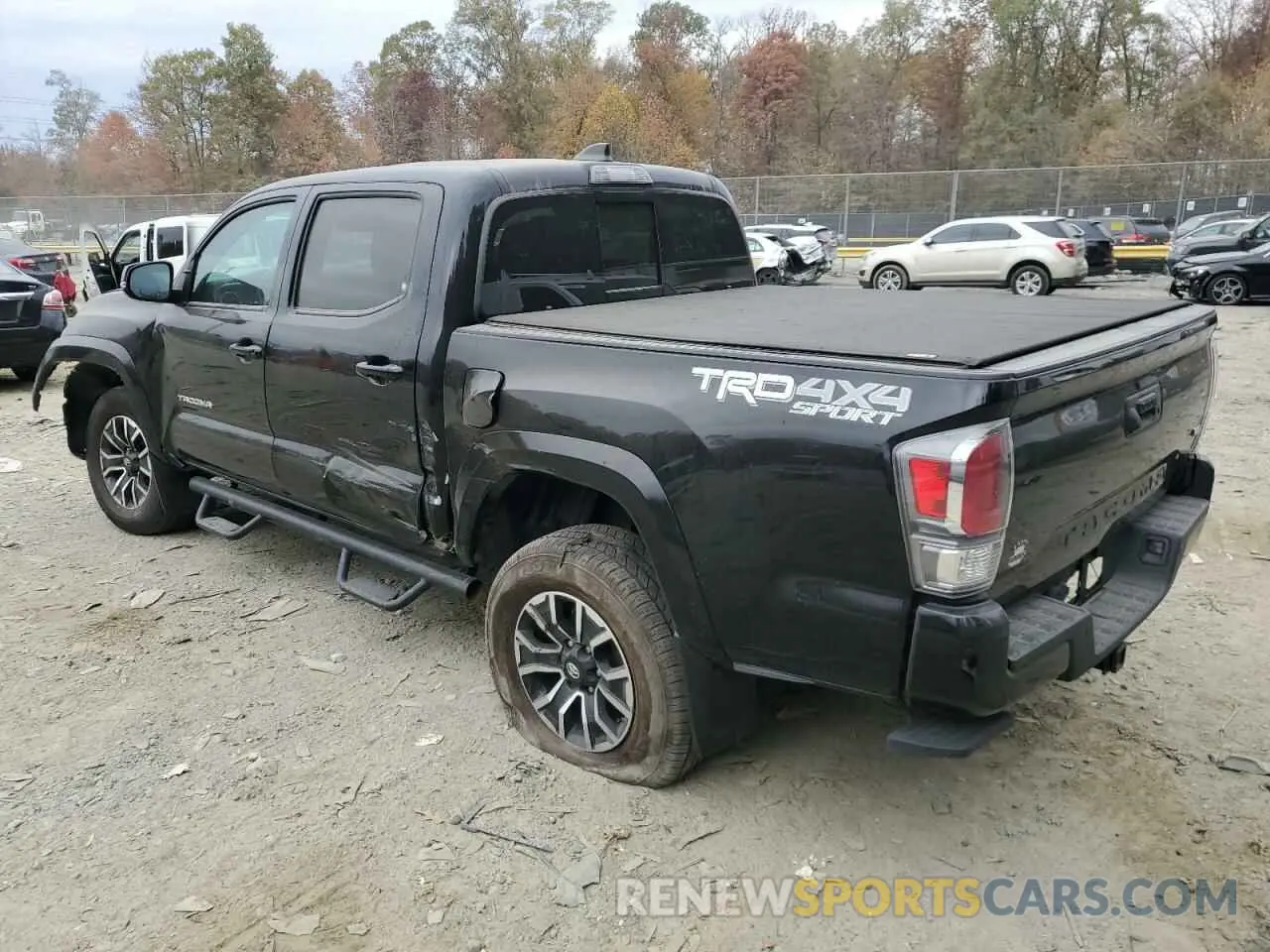 2 Photograph of a damaged car 3TMCZ5AN6LM355377 TOYOTA TACOMA 2020