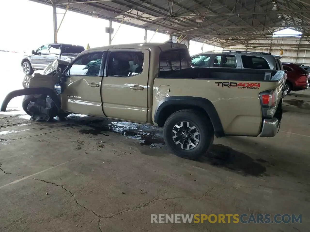 2 Photograph of a damaged car 3TMCZ5AN7LM348163 TOYOTA TACOMA 2020