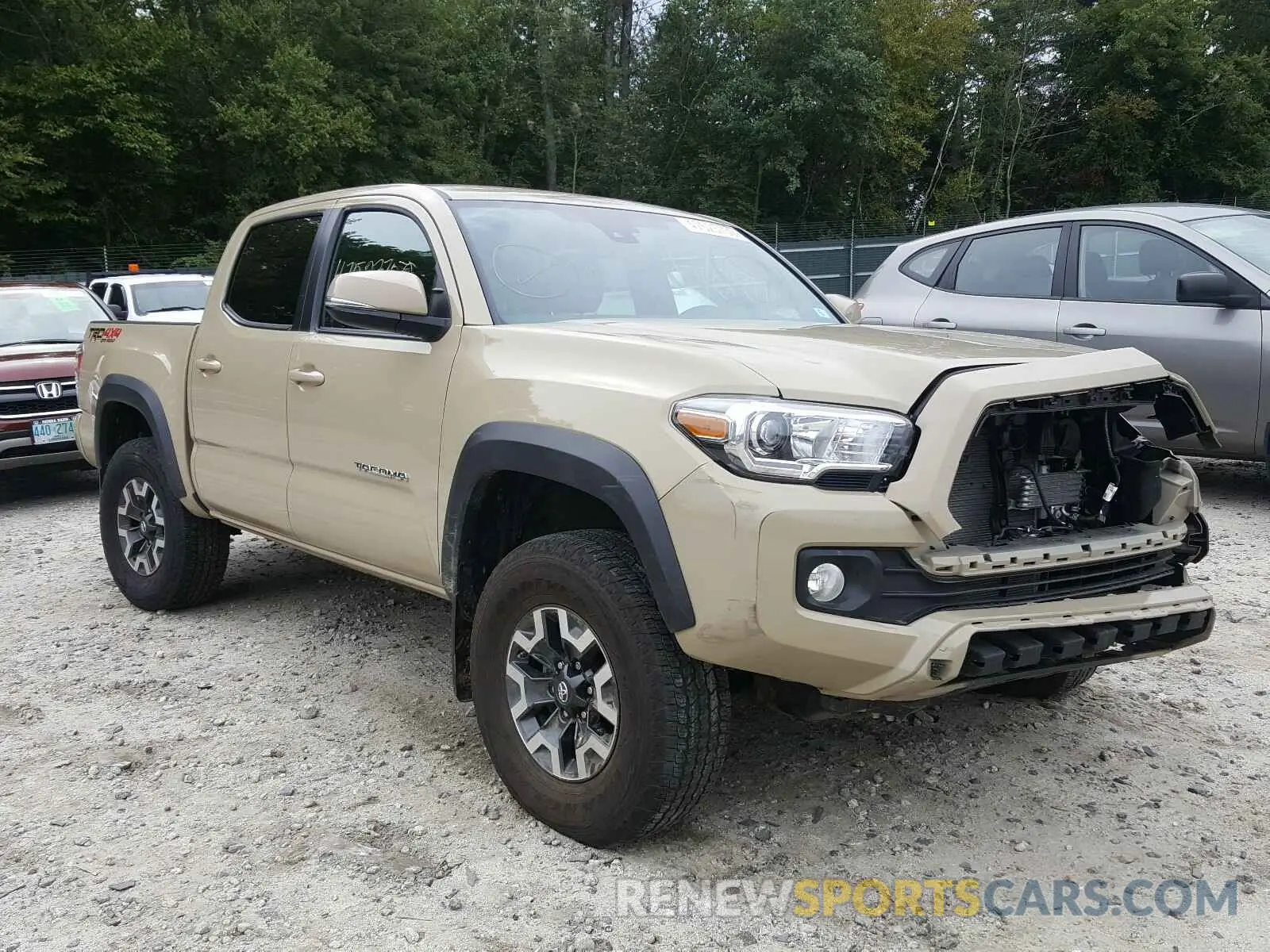 1 Photograph of a damaged car 3TMCZ5AN8LM293707 TOYOTA TACOMA 2020
