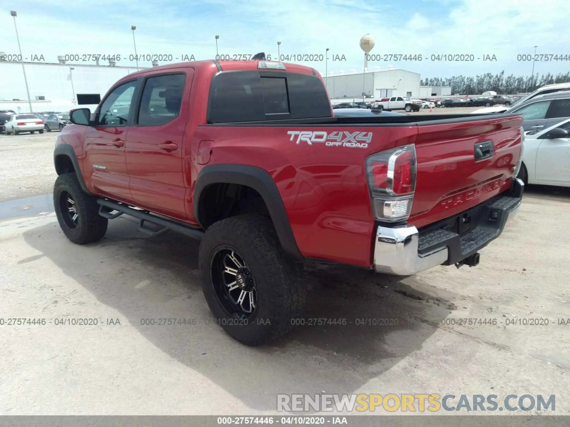 3 Photograph of a damaged car 3TMCZ5AN8LM319965 TOYOTA TACOMA 2020