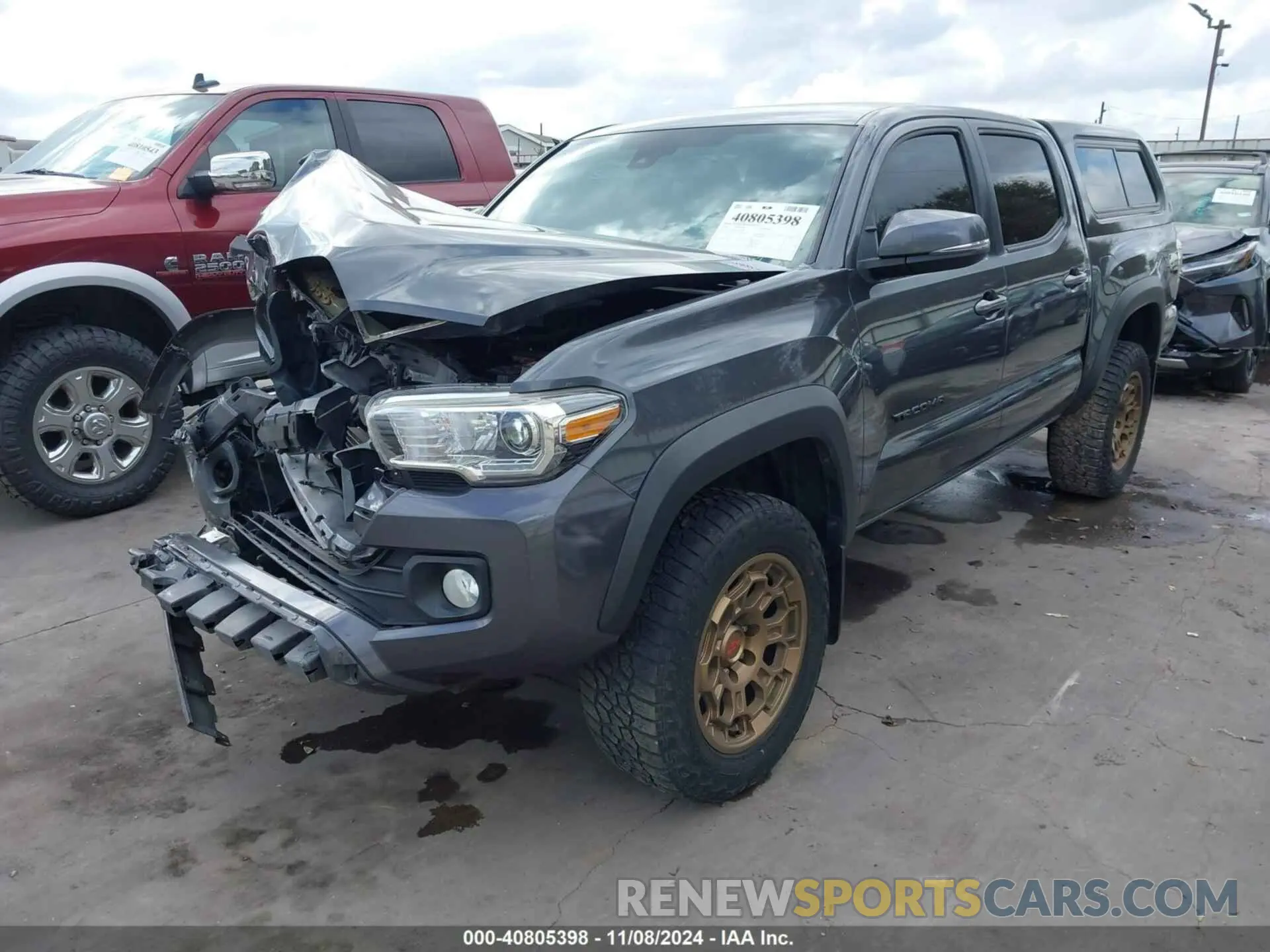 2 Фотография поврежденного автомобиля 3TMCZ5AN8LM343067 TOYOTA TACOMA 2020
