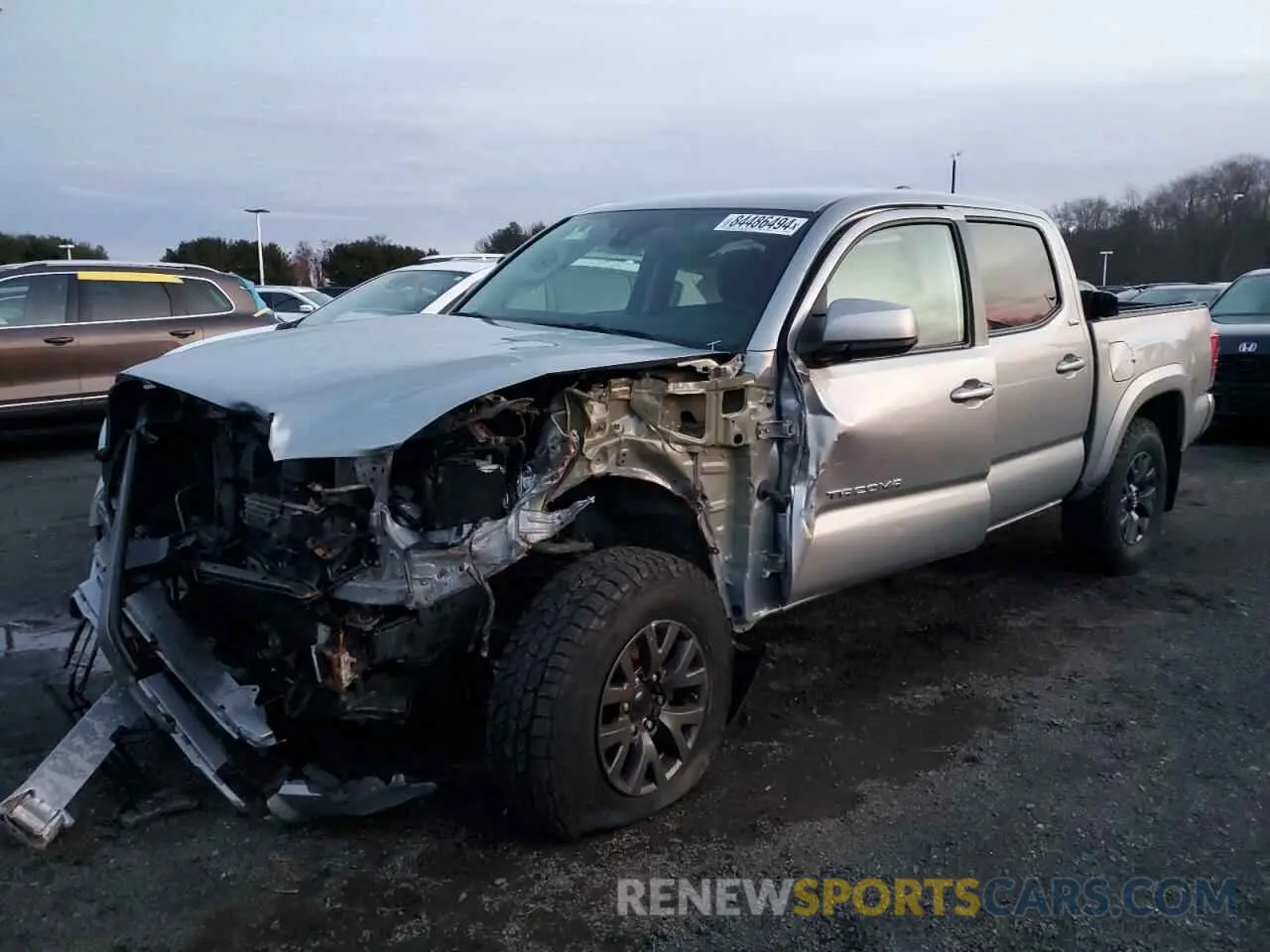 1 Photograph of a damaged car 3TMCZ5AN9LM300437 TOYOTA TACOMA 2020