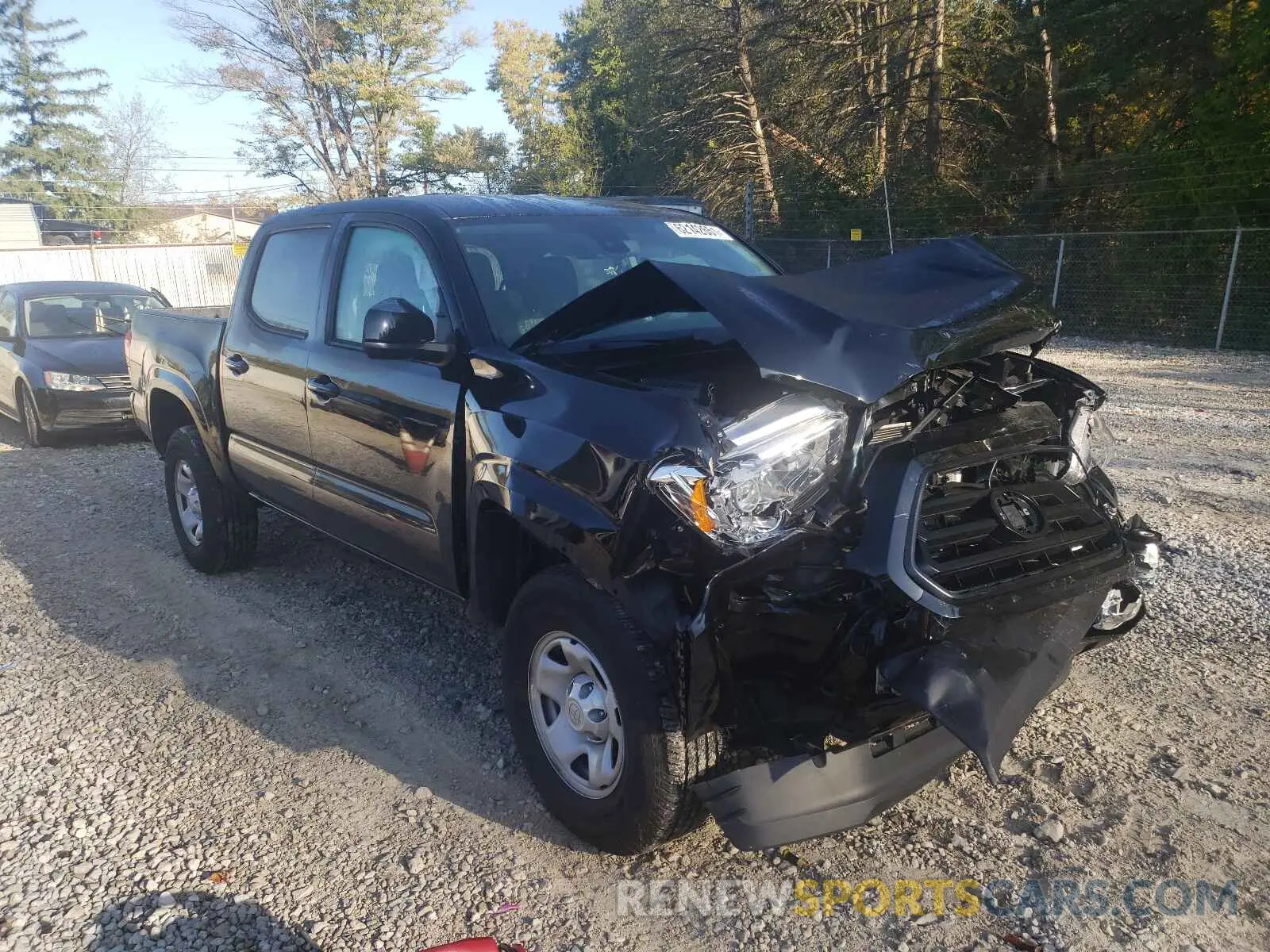 1 Photograph of a damaged car 3TMCZ5AN9LM354045 TOYOTA TACOMA 2020