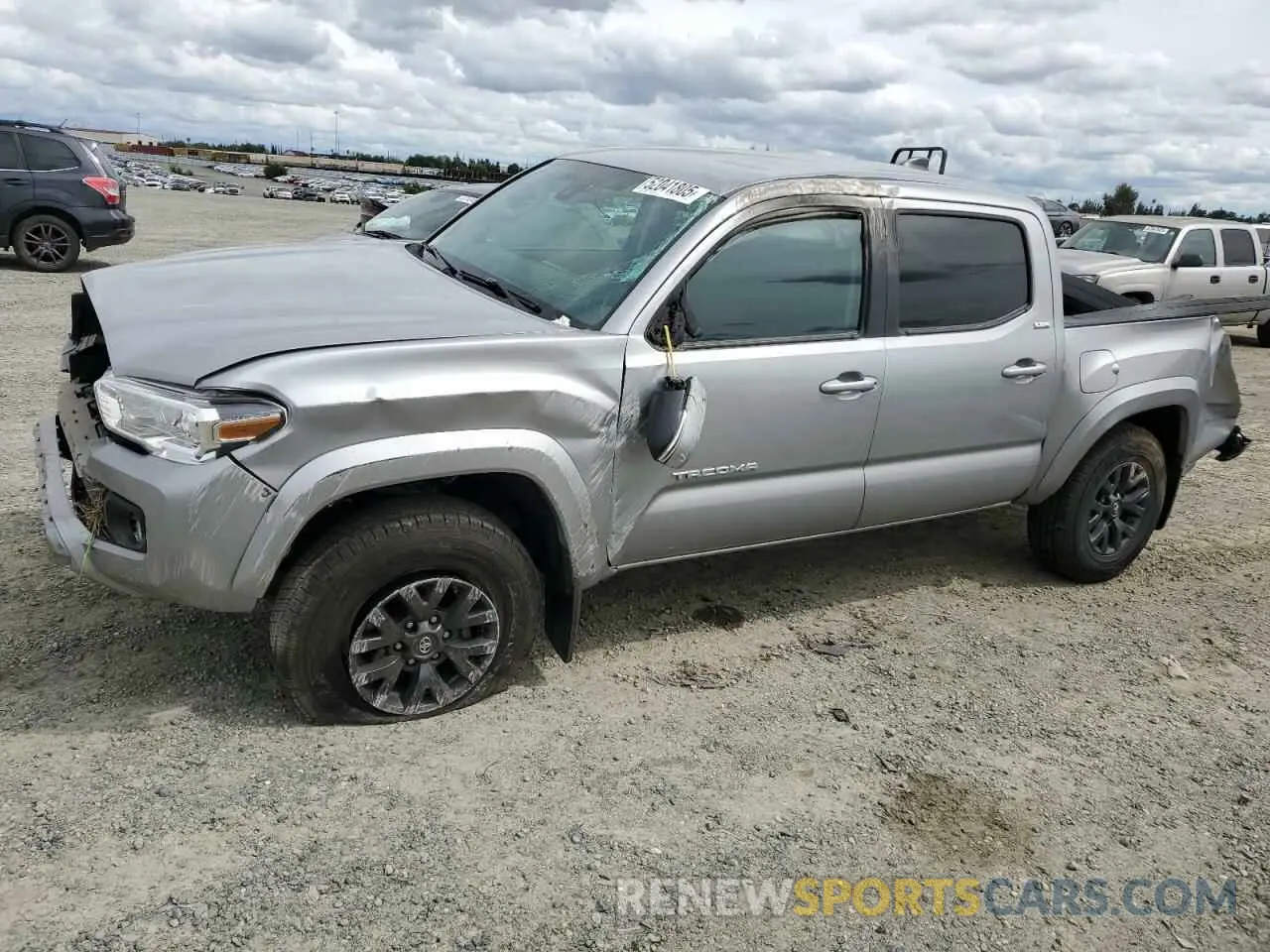 1 Photograph of a damaged car 3TMCZ5AN9LM357219 TOYOTA TACOMA 2020