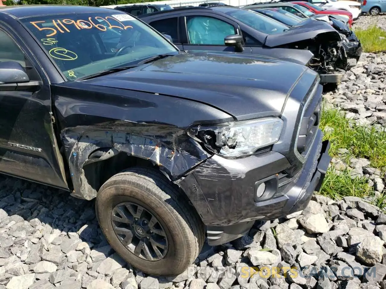 9 Photograph of a damaged car 3TMCZ5ANXLM290257 TOYOTA TACOMA 2020