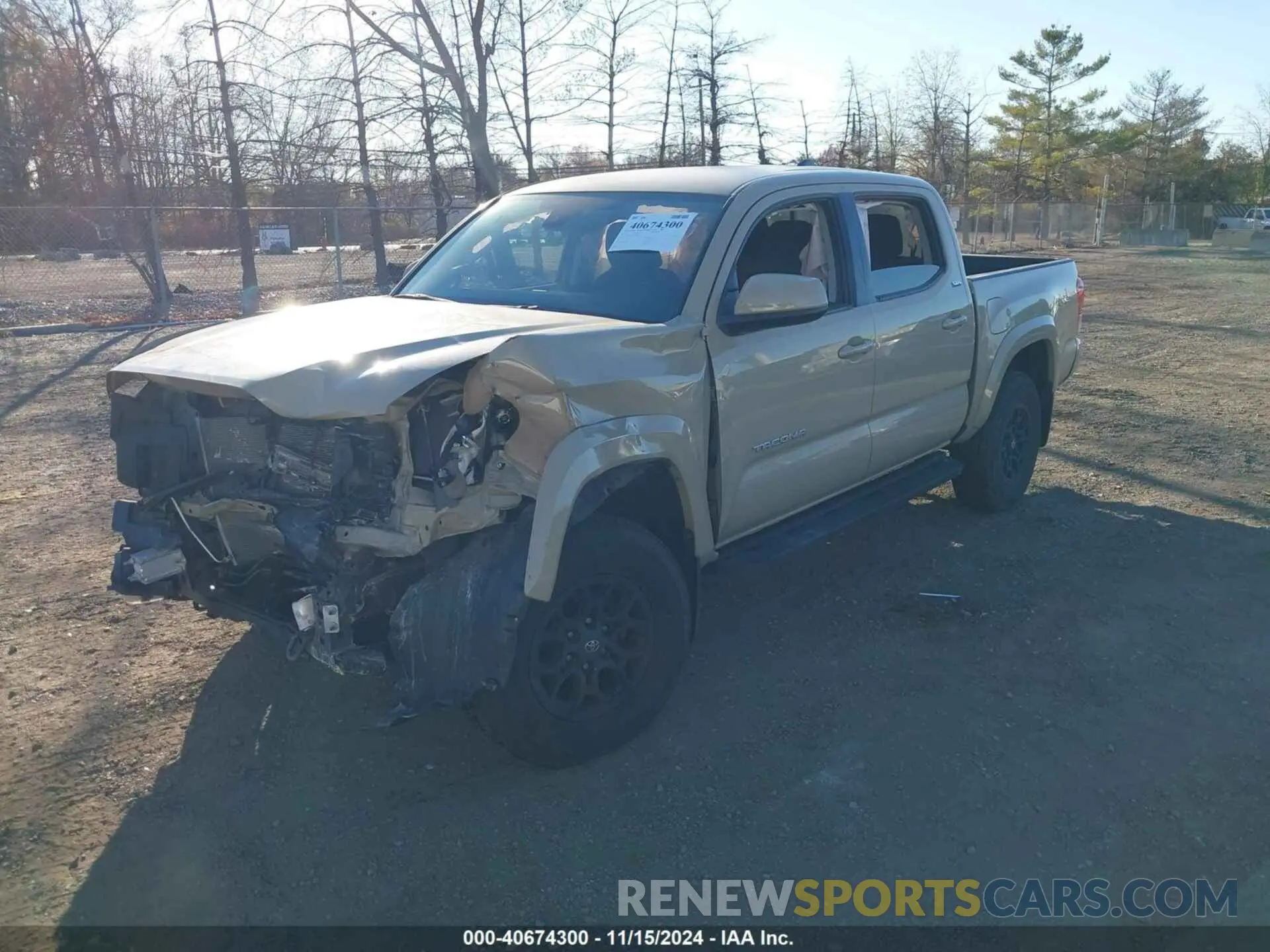 2 Photograph of a damaged car 3TMCZ5ANXLM341692 TOYOTA TACOMA 2020